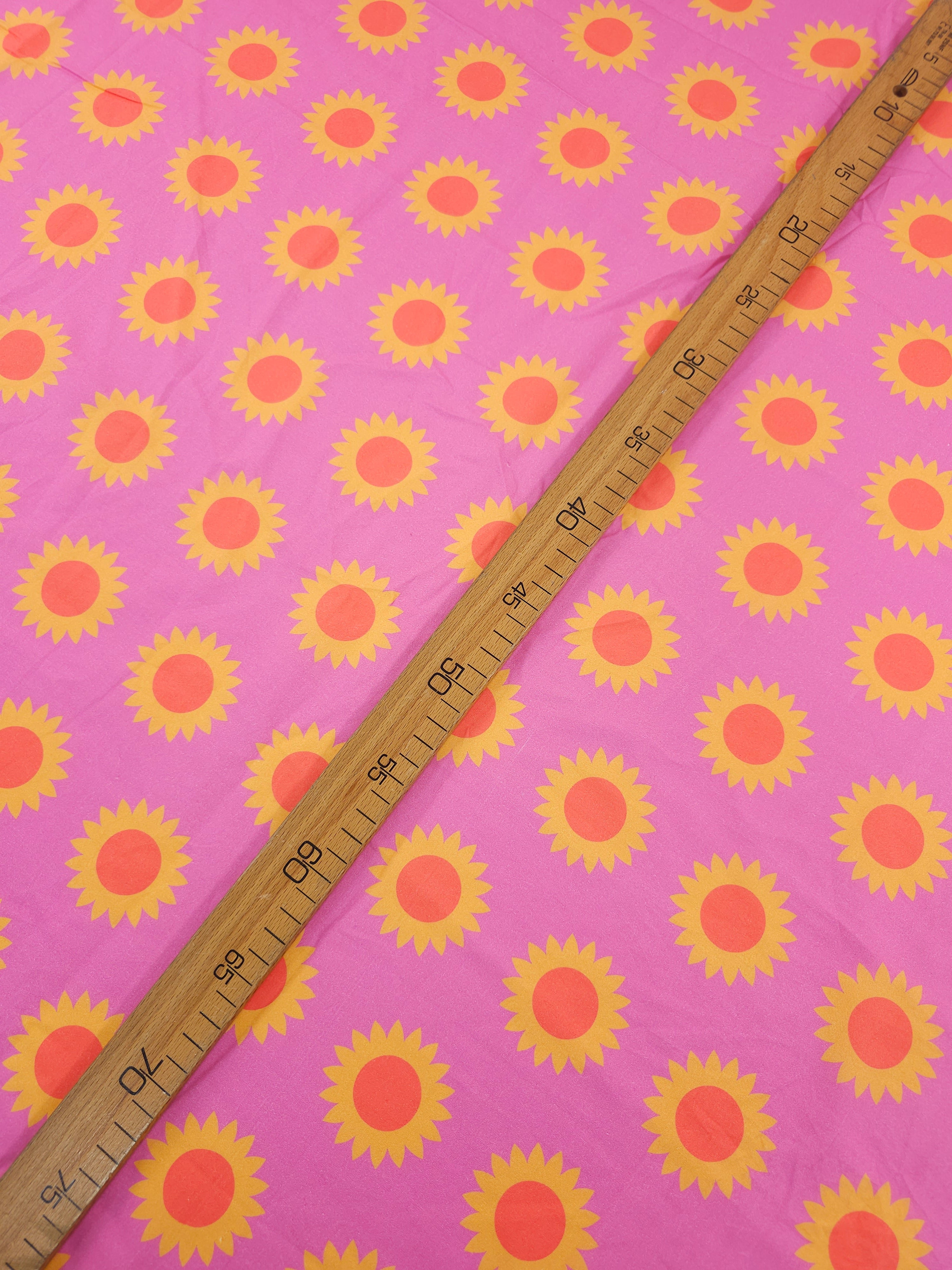 Pink/Orange Sun Daze Lightweight Cotton