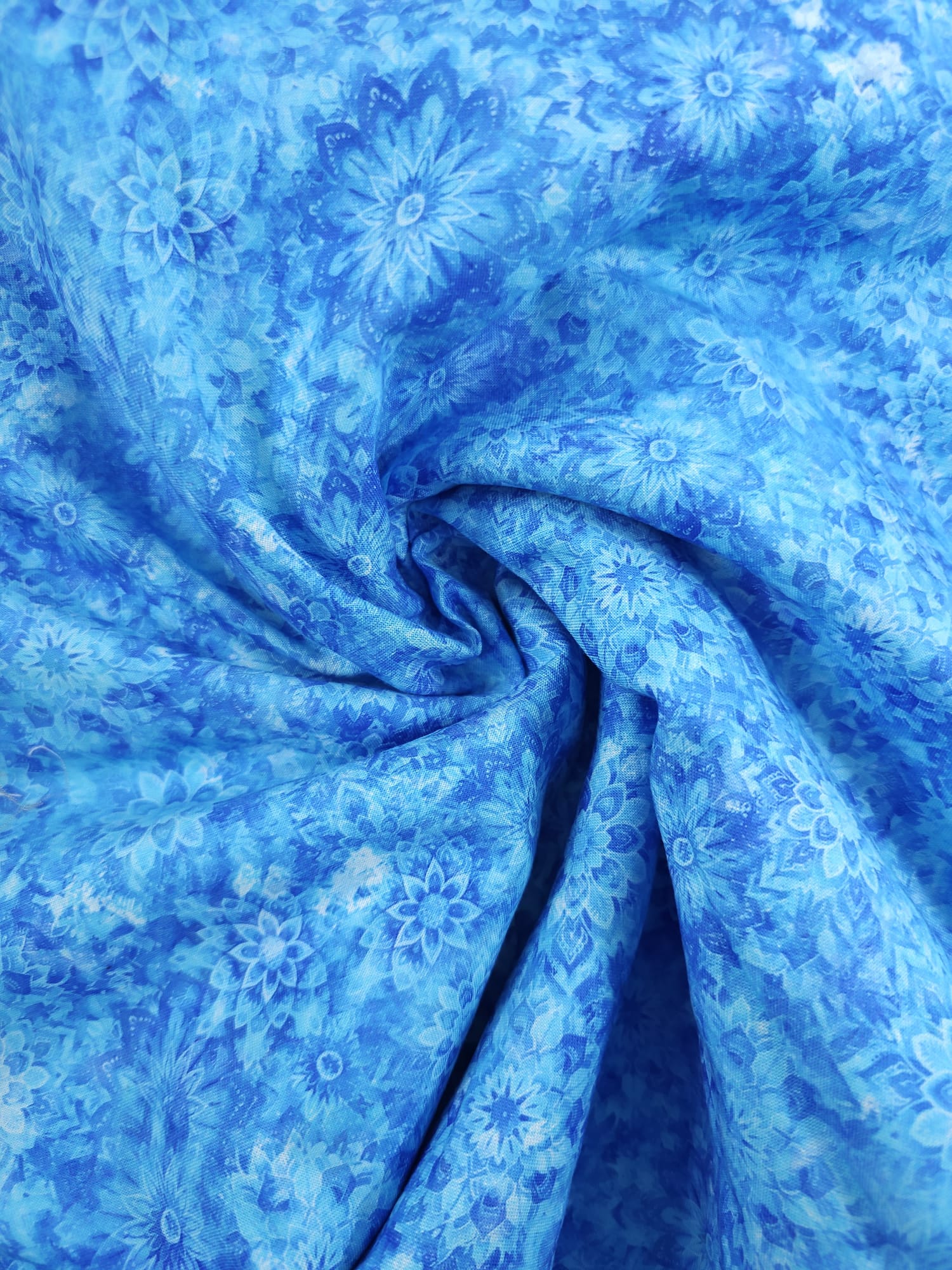 Winter Bluebell Bloom Cotton - 1.7m Piece