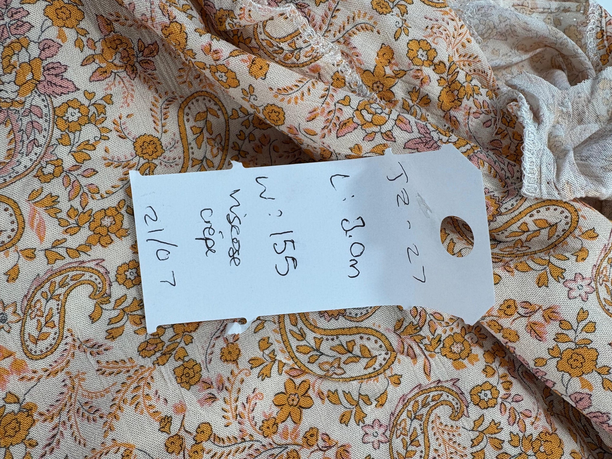 Grandmas Teatime Viscose Crepe - 3m Piece