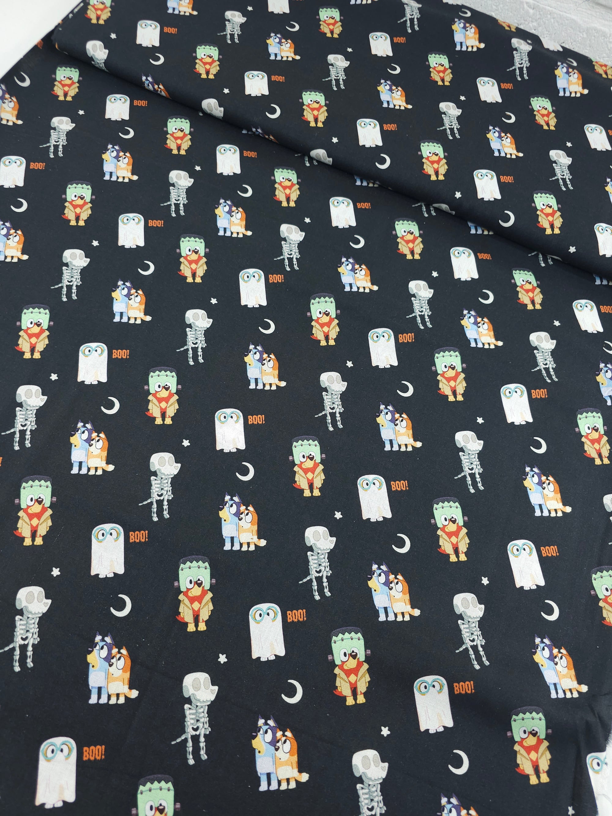 *B*L*U*E*Y* *A*N*D* *B*I*N*G*O Boo 100% Cotton