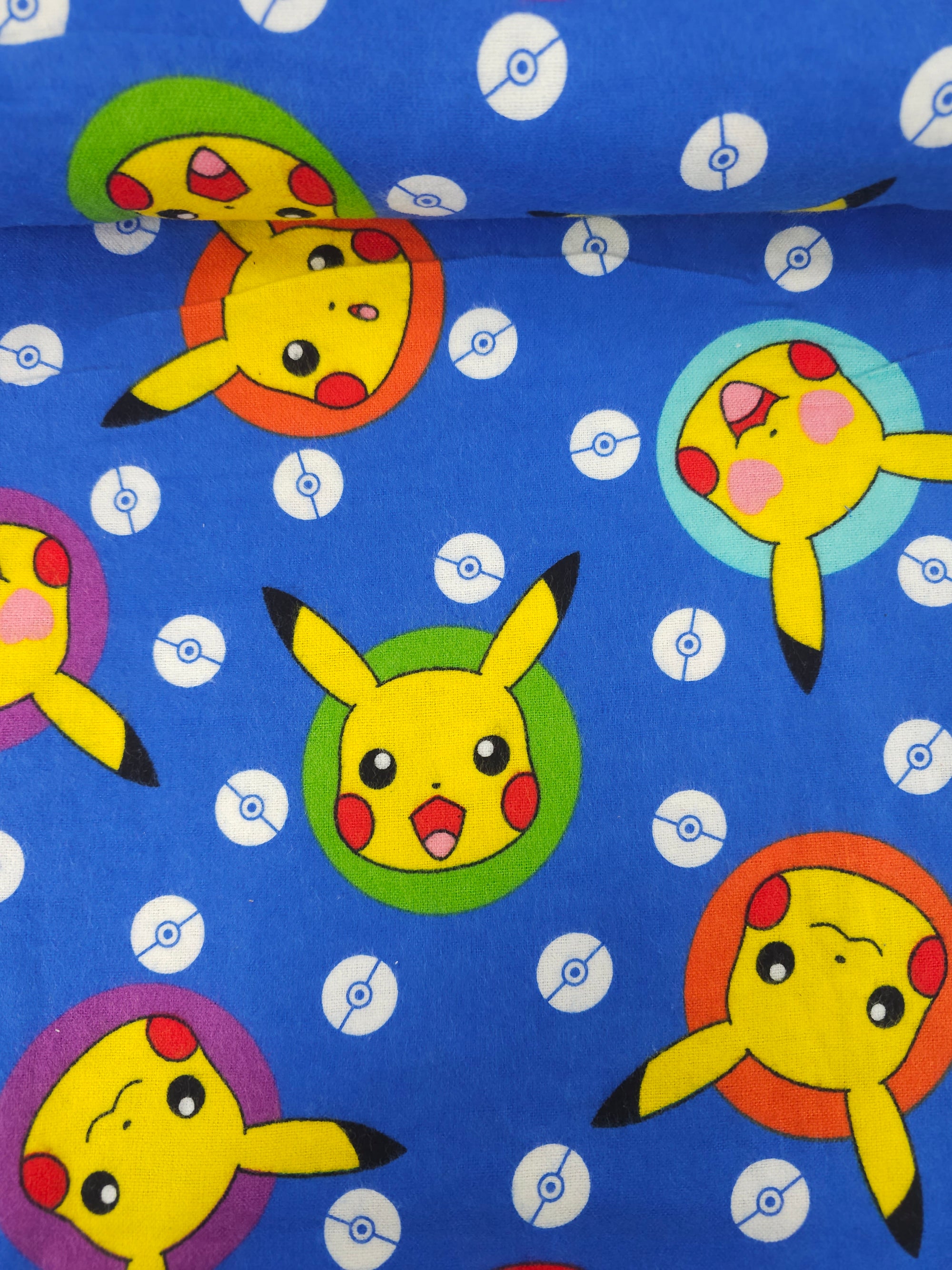 Pikachu Badge Lightweight Flannel Cotton