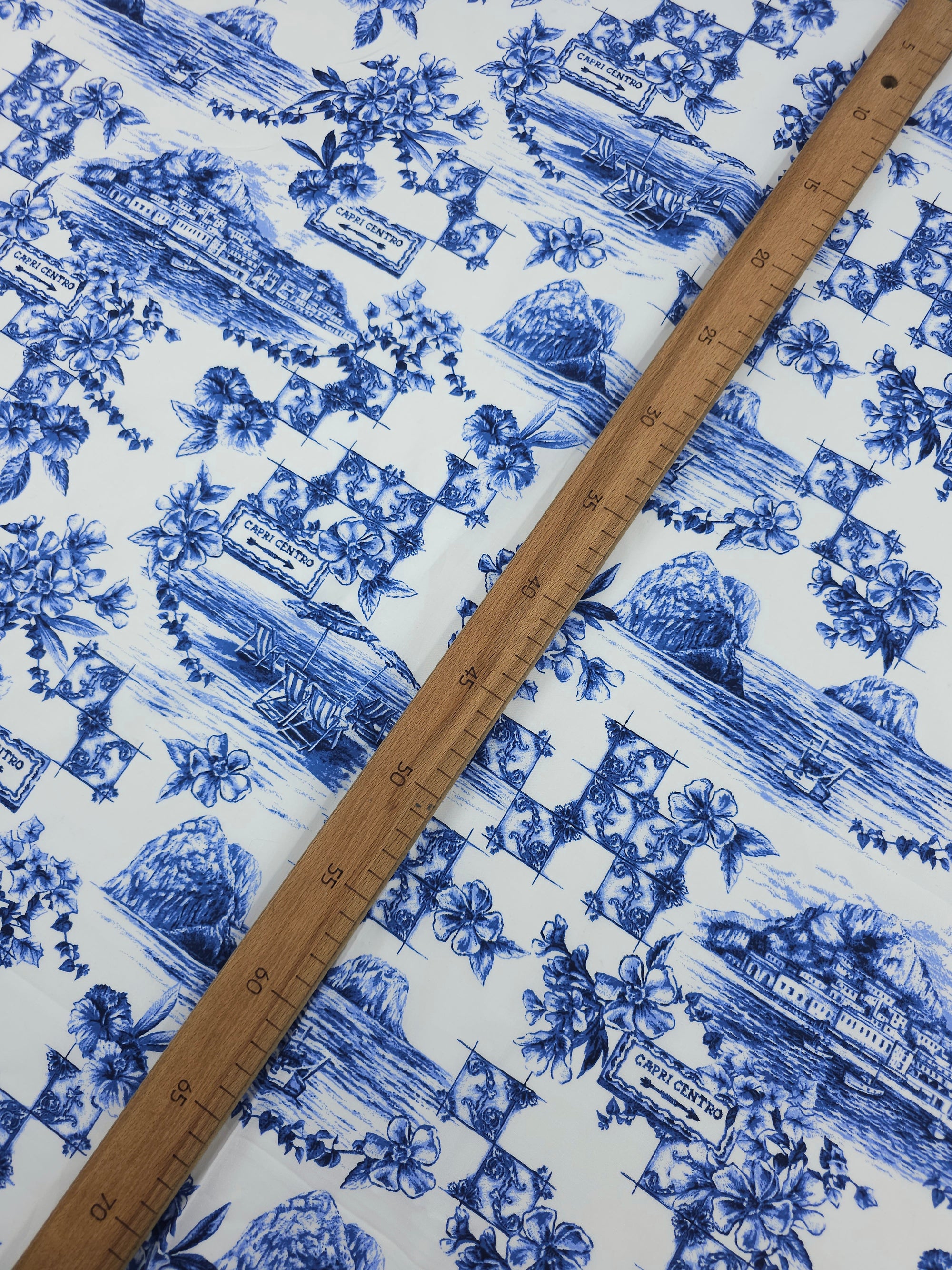 Blue Capri Centro Cotton Poplin