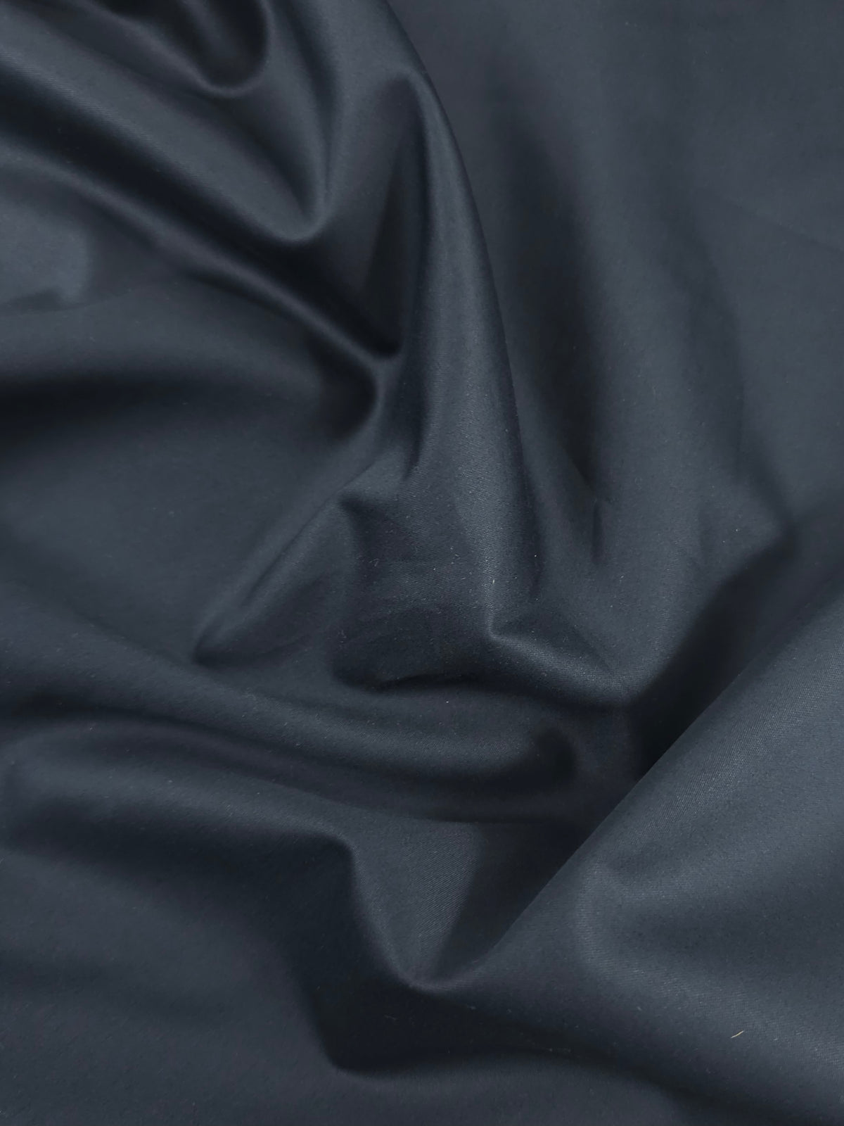 Black Cotton Sateen 60”