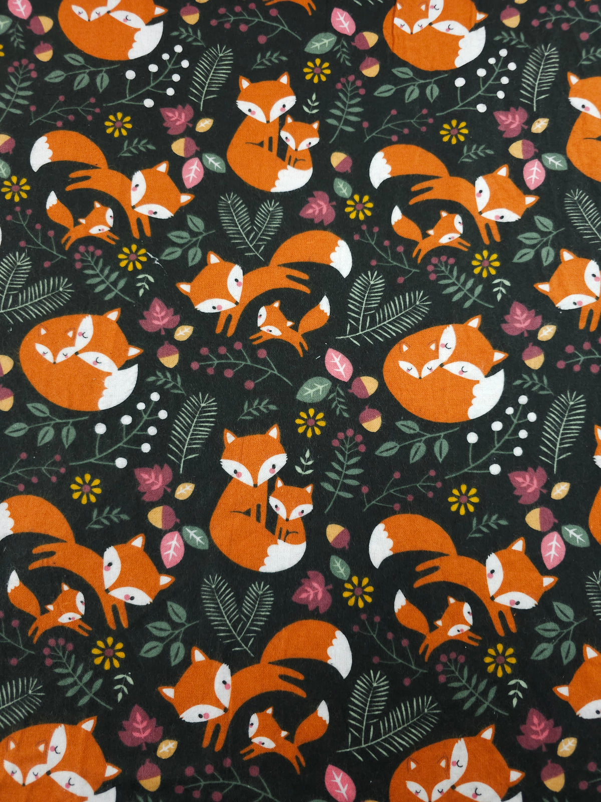 Sweet Foxes Lightweight Flannel Cotton - Joann