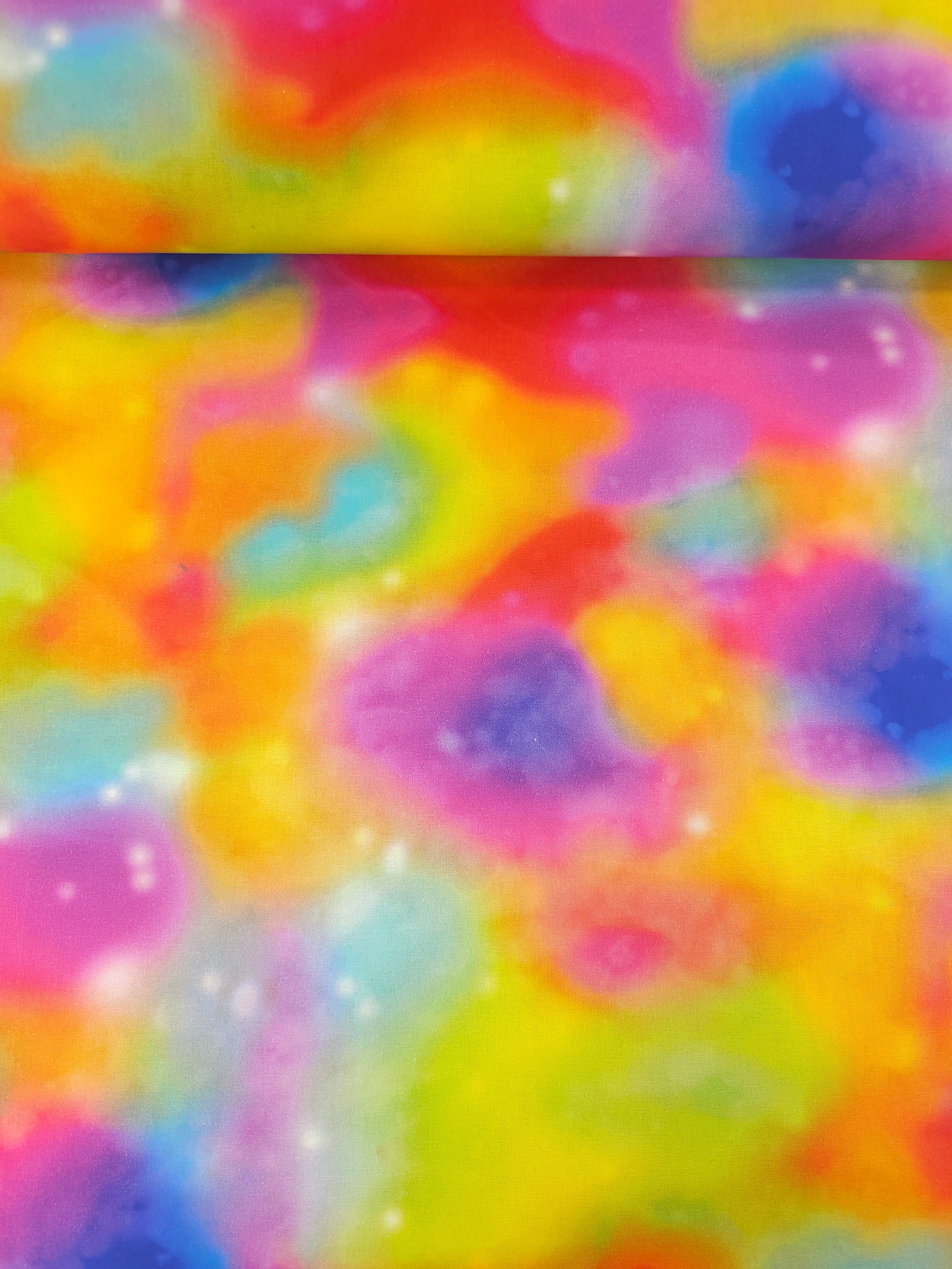 Rainbow Blur Spot 100% Cotton