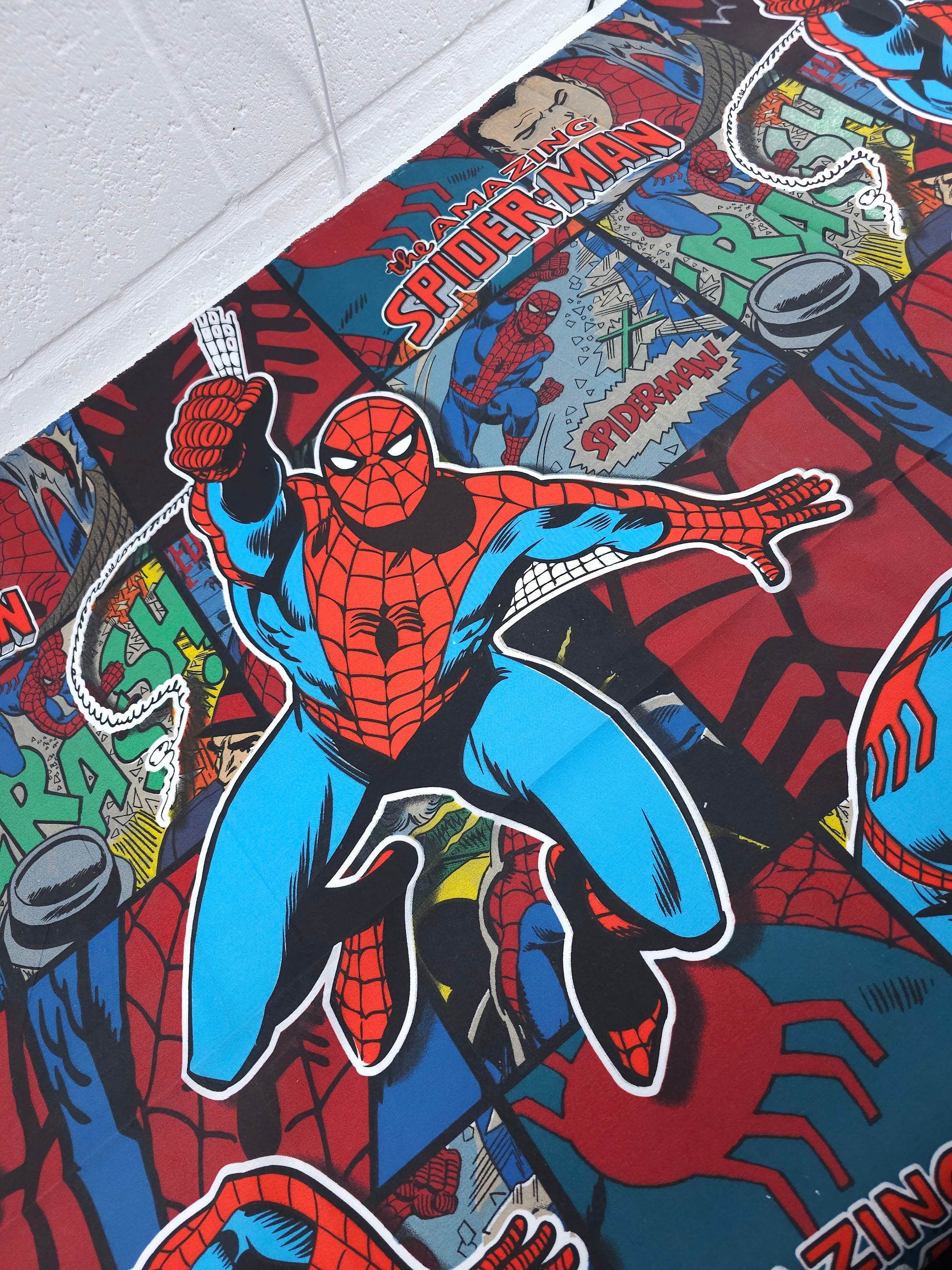 Spider-Man Comic 100% Cotton 80" *EXTRA WIDE*