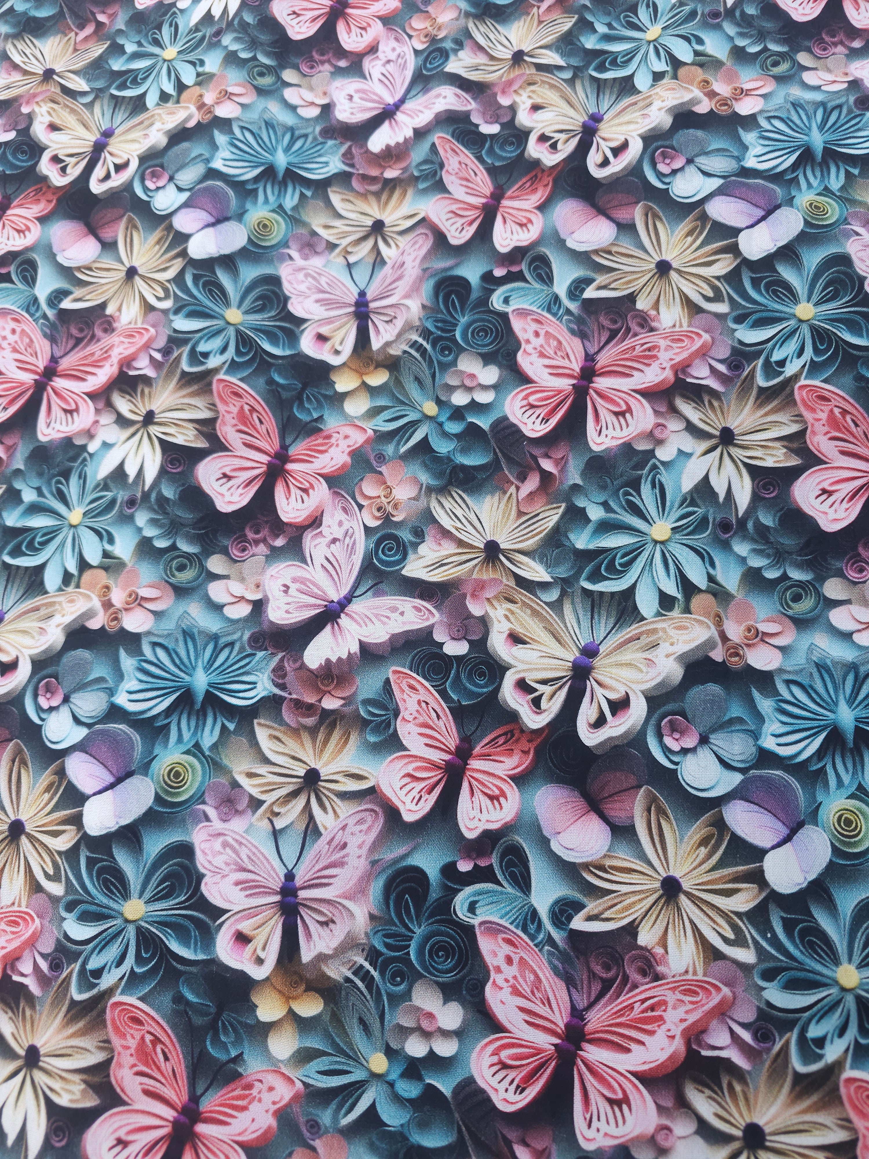 Spring butterfly Cotton- 3.4m piece