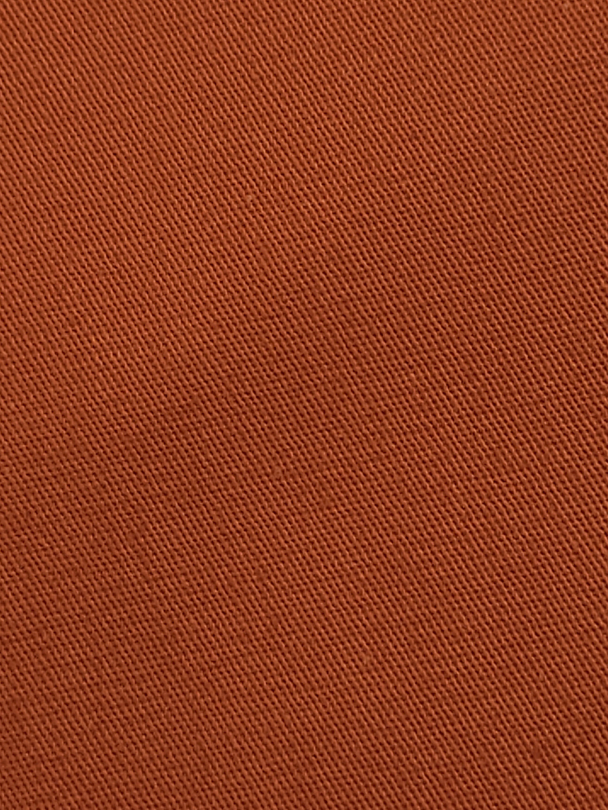 Deep Orange Cotton Twill