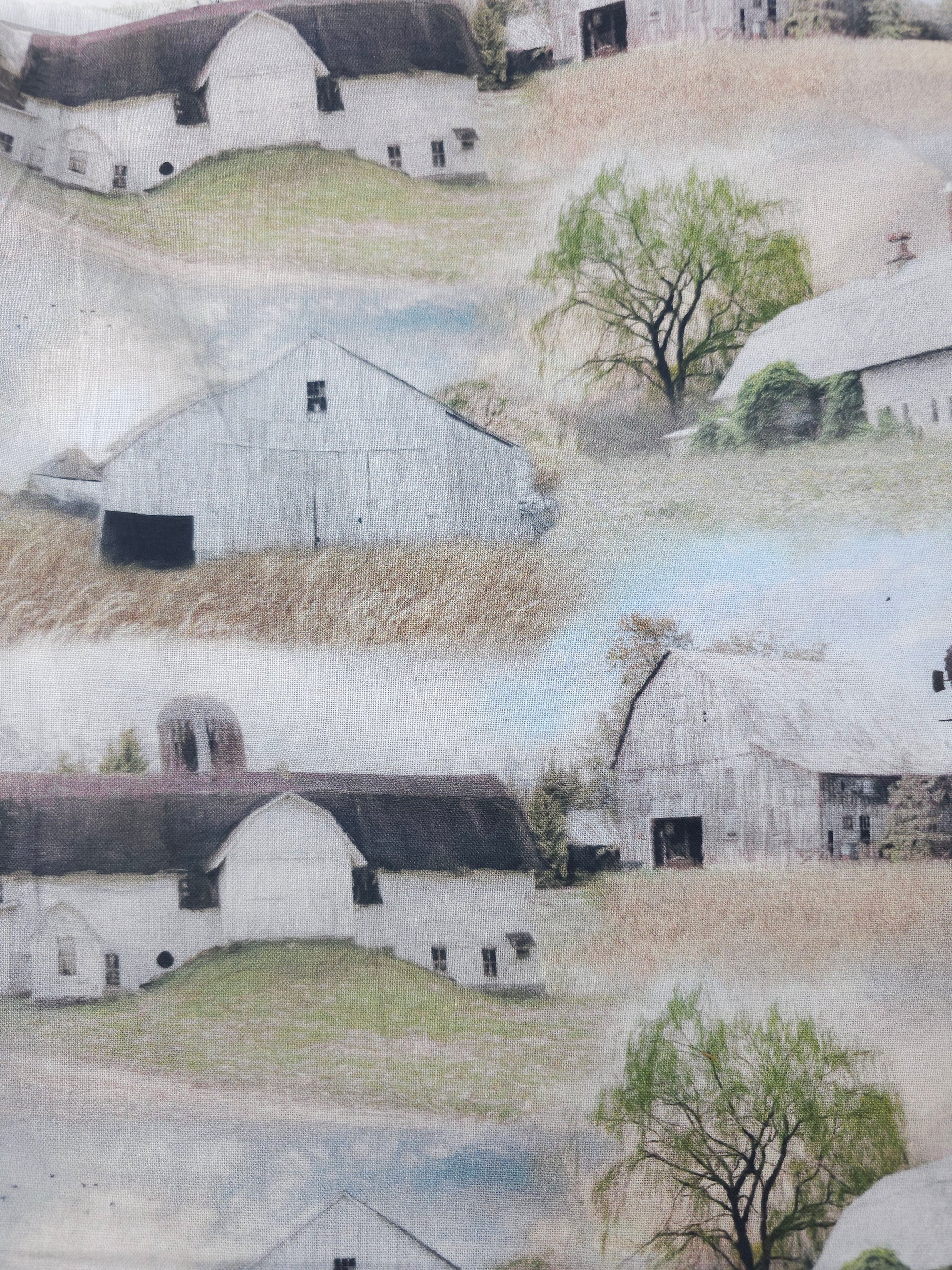 Coastal village Cotton- 2.5m piece