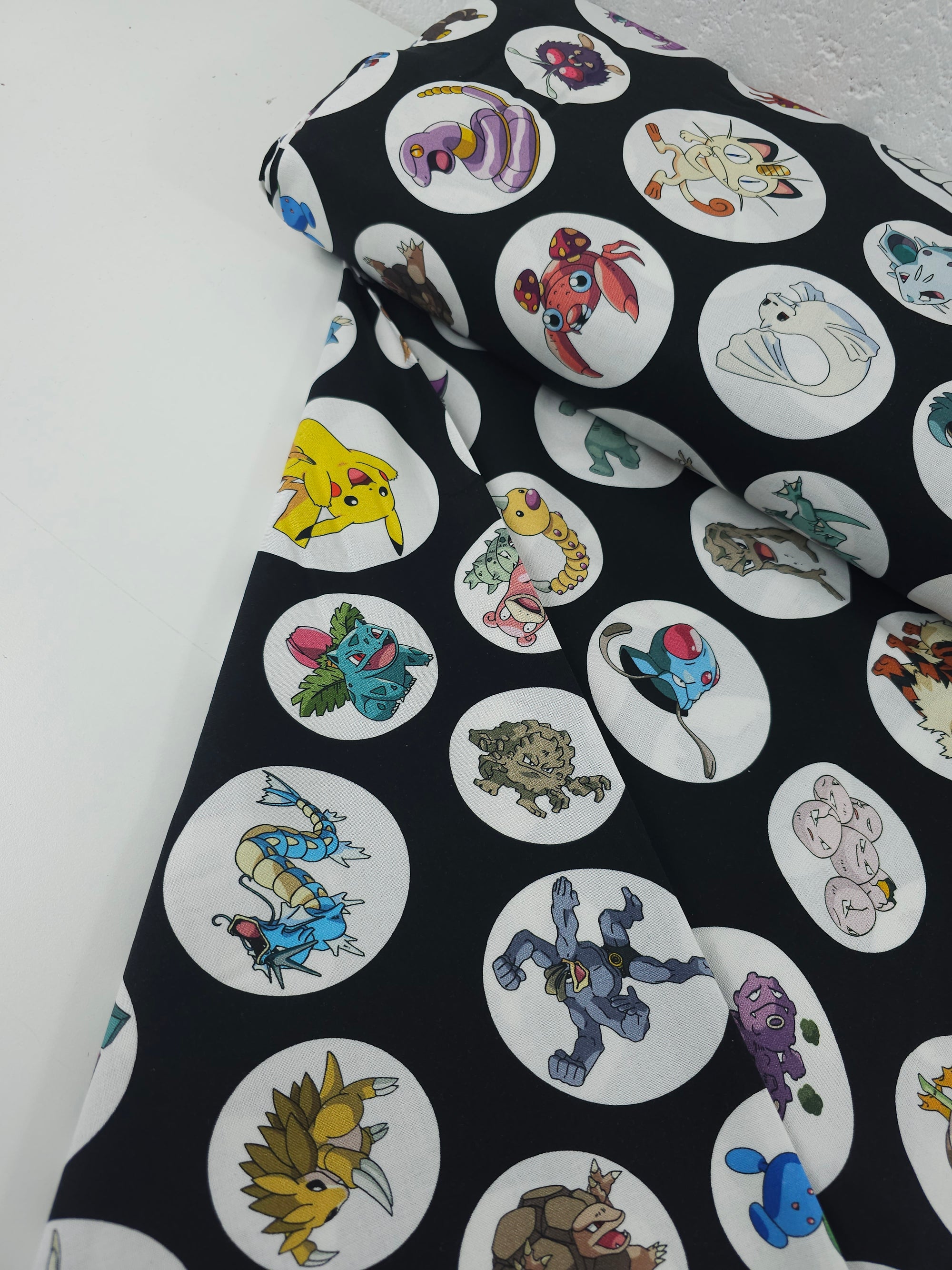 P*O*K*E*M*O*N Character Circles 100% Cotton