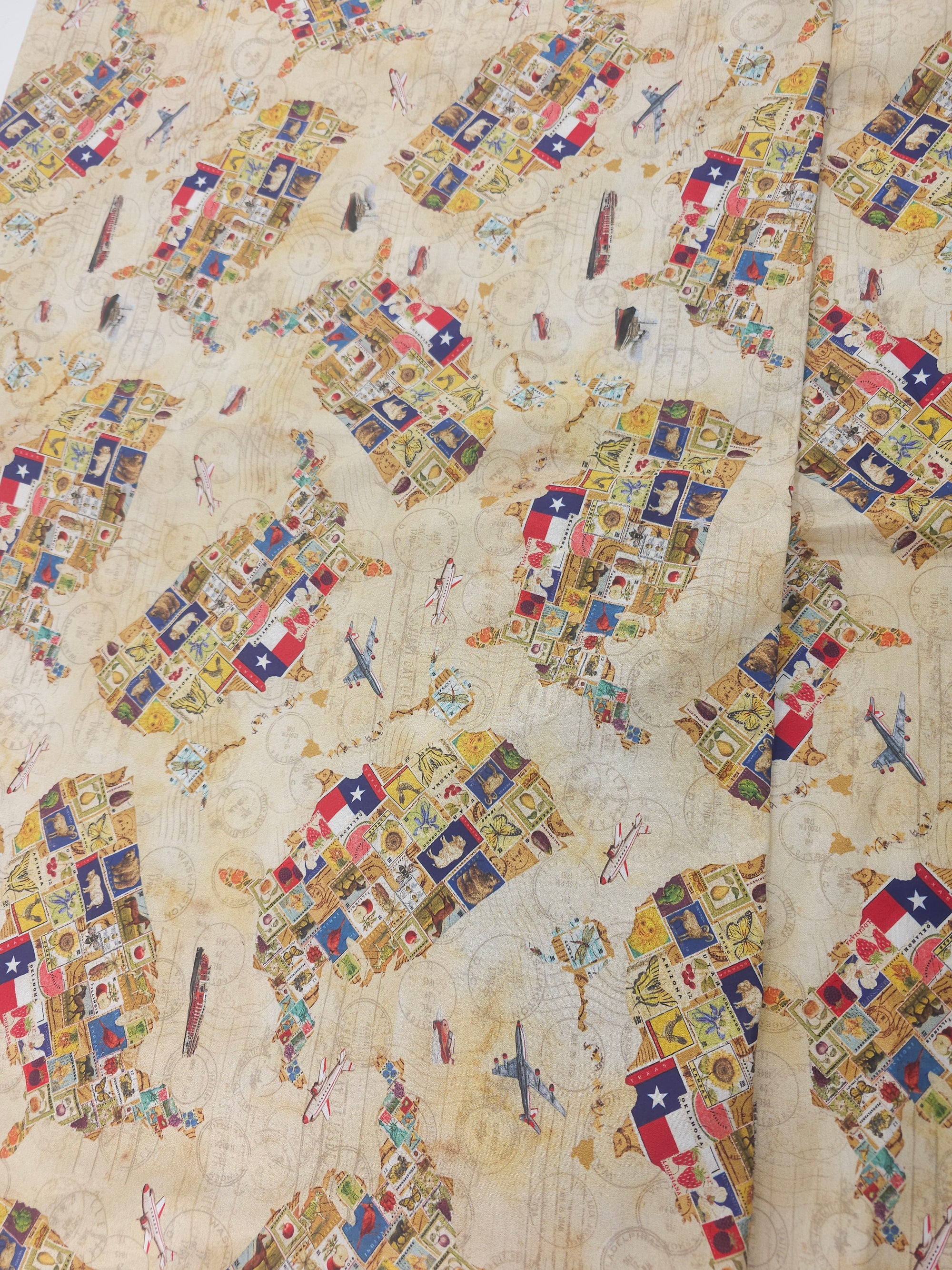 Vintage USA Cotton- 1.5m piece