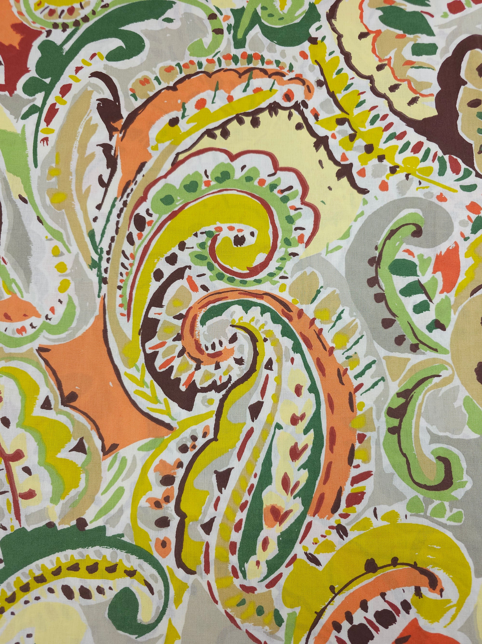 Mango Penny Paisley 100% Cotton 114” - Helena Springfield *EXTRA WIDE*