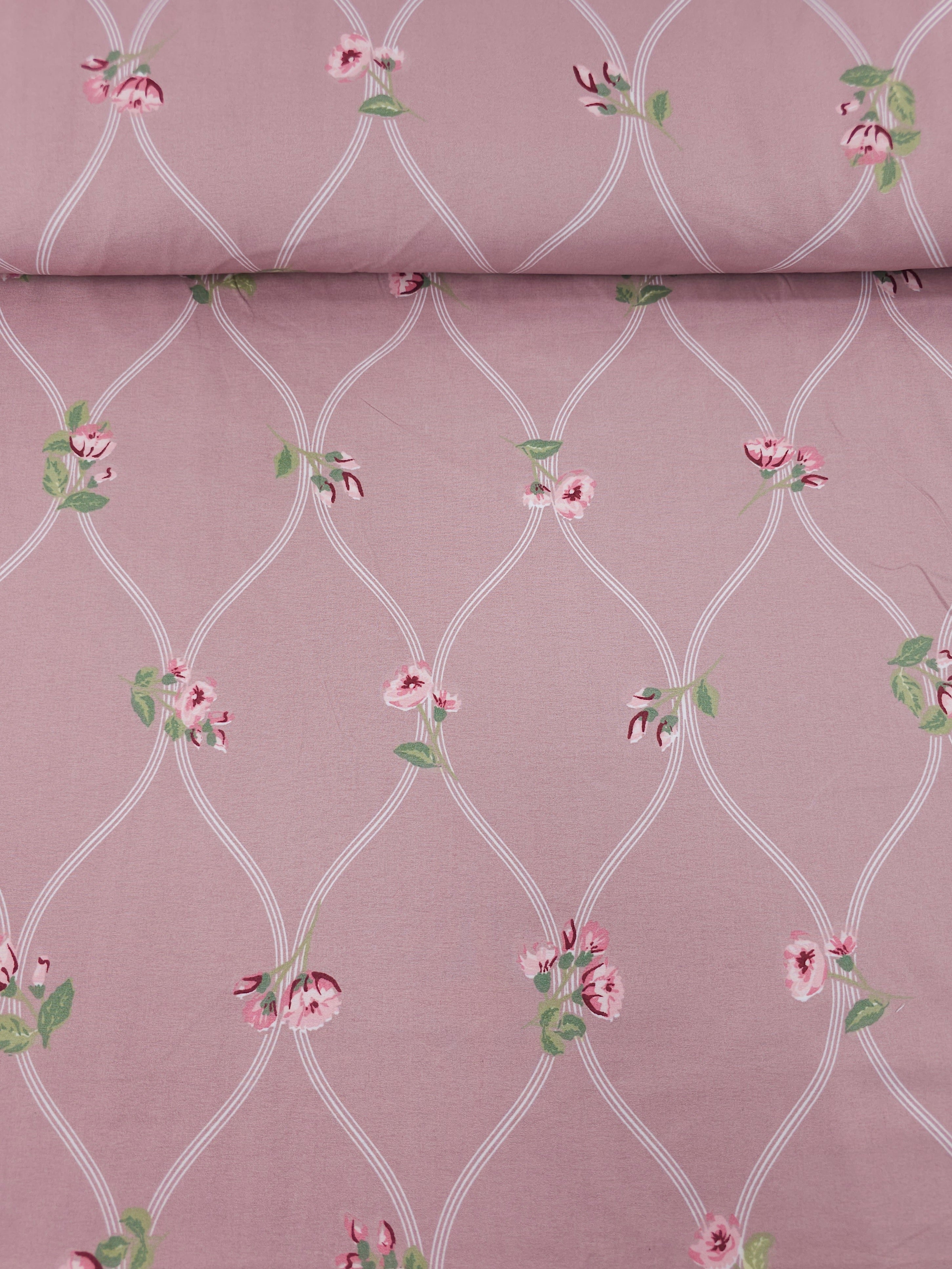 Blush Rose Opulence 100% Cotton 98" *EXTRA WIDE*