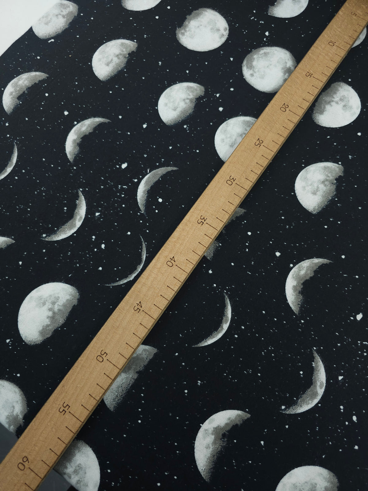 Moon Phases Lightweight Flannel Cotton