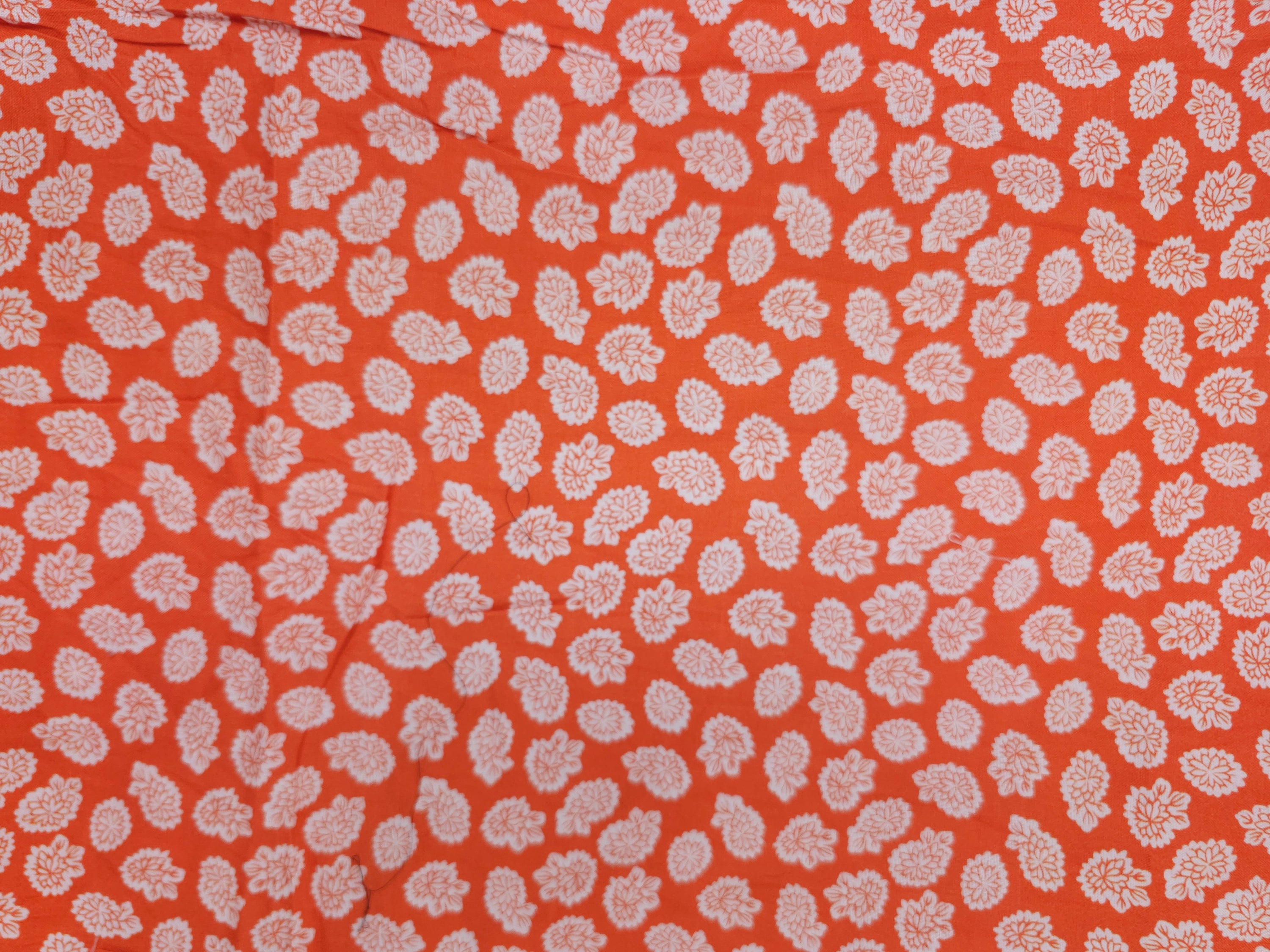 Orange Grove Bloom Cotton - 2.5m Piece