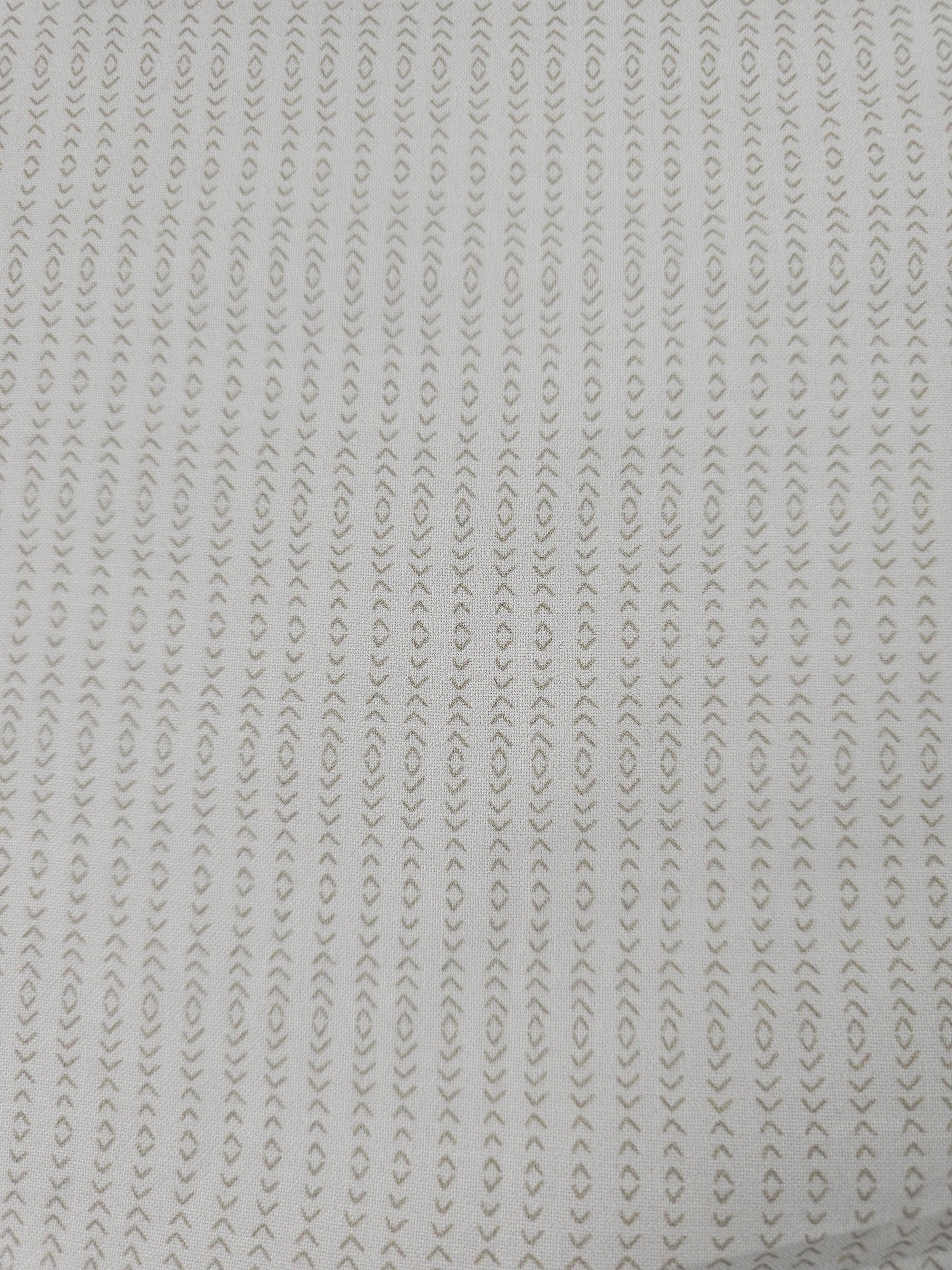 Greige Arrow Stripe 100% Cotton