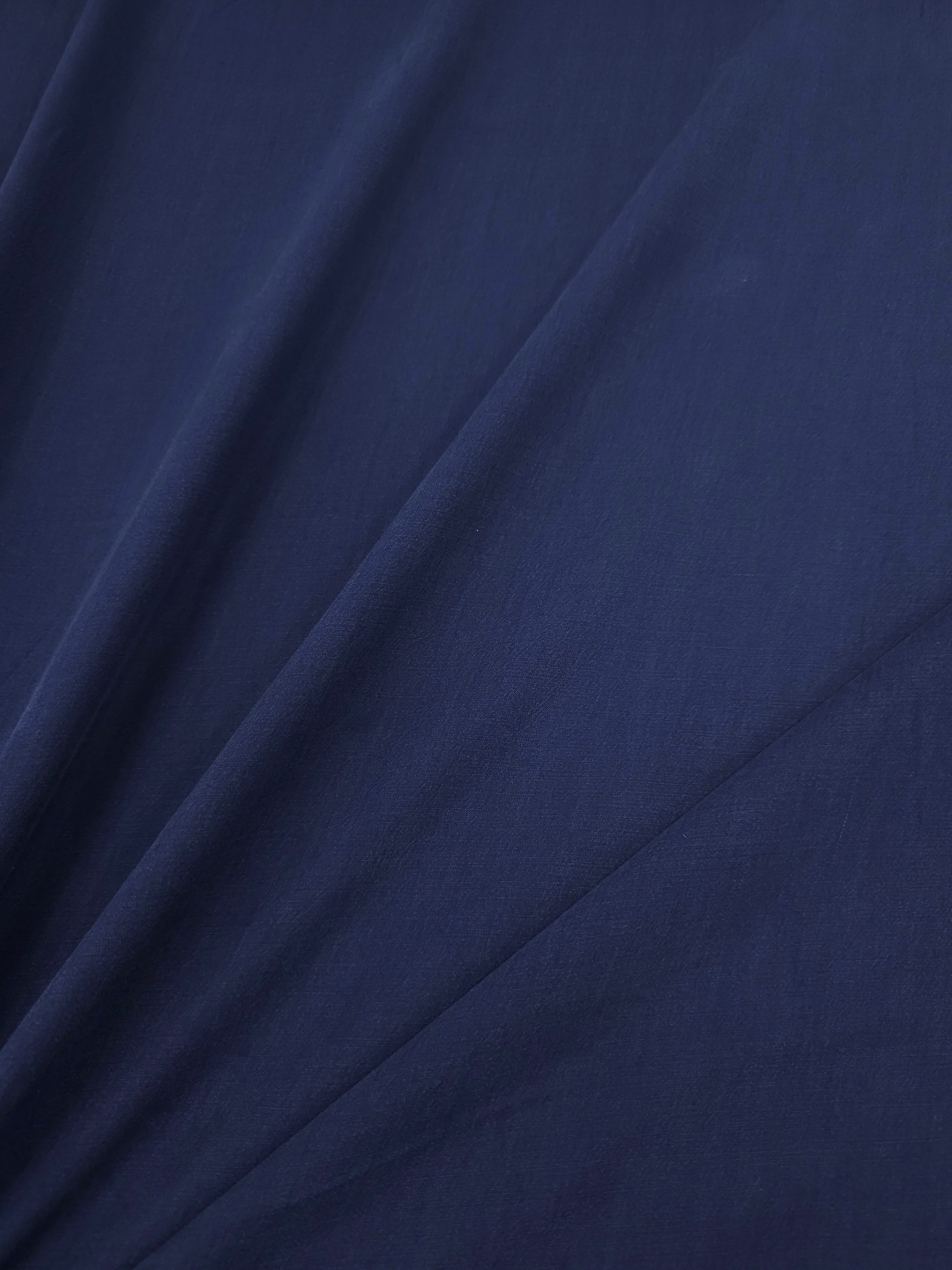 Dark Blue Cupro Viscose