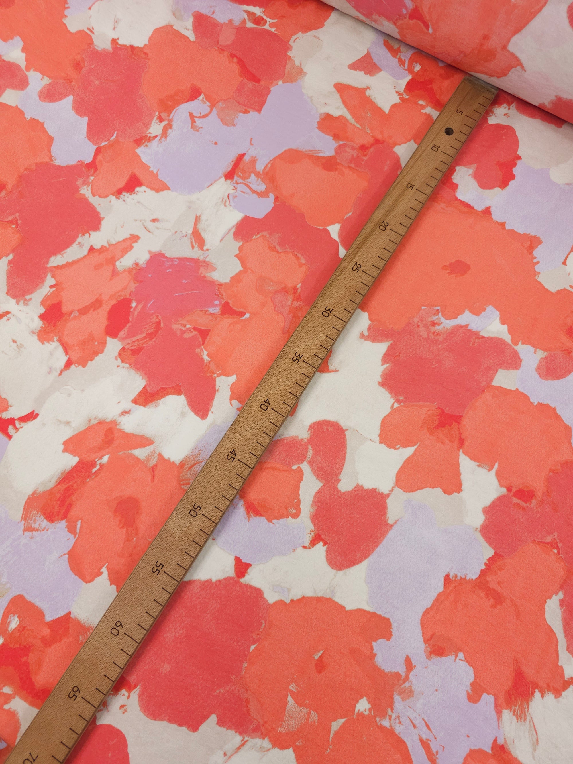 Coral/Lilac Watercolour Smudge Modal