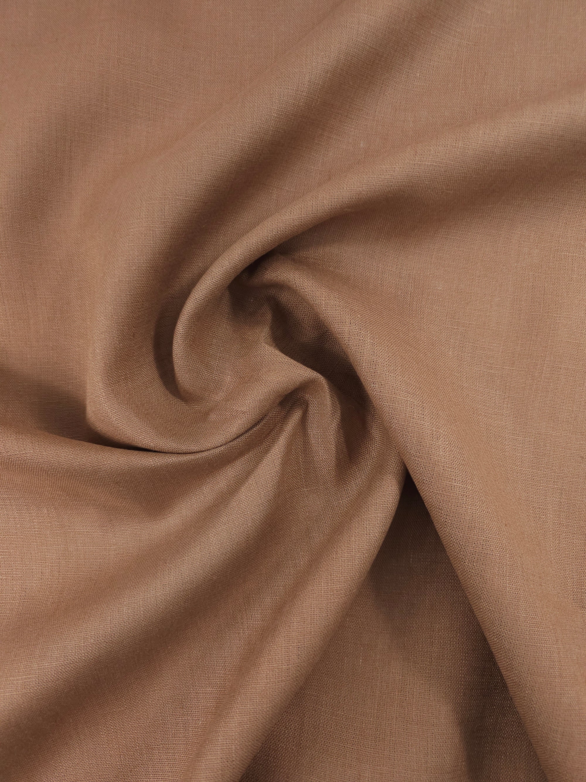 Beaver Brown 100% Linen
