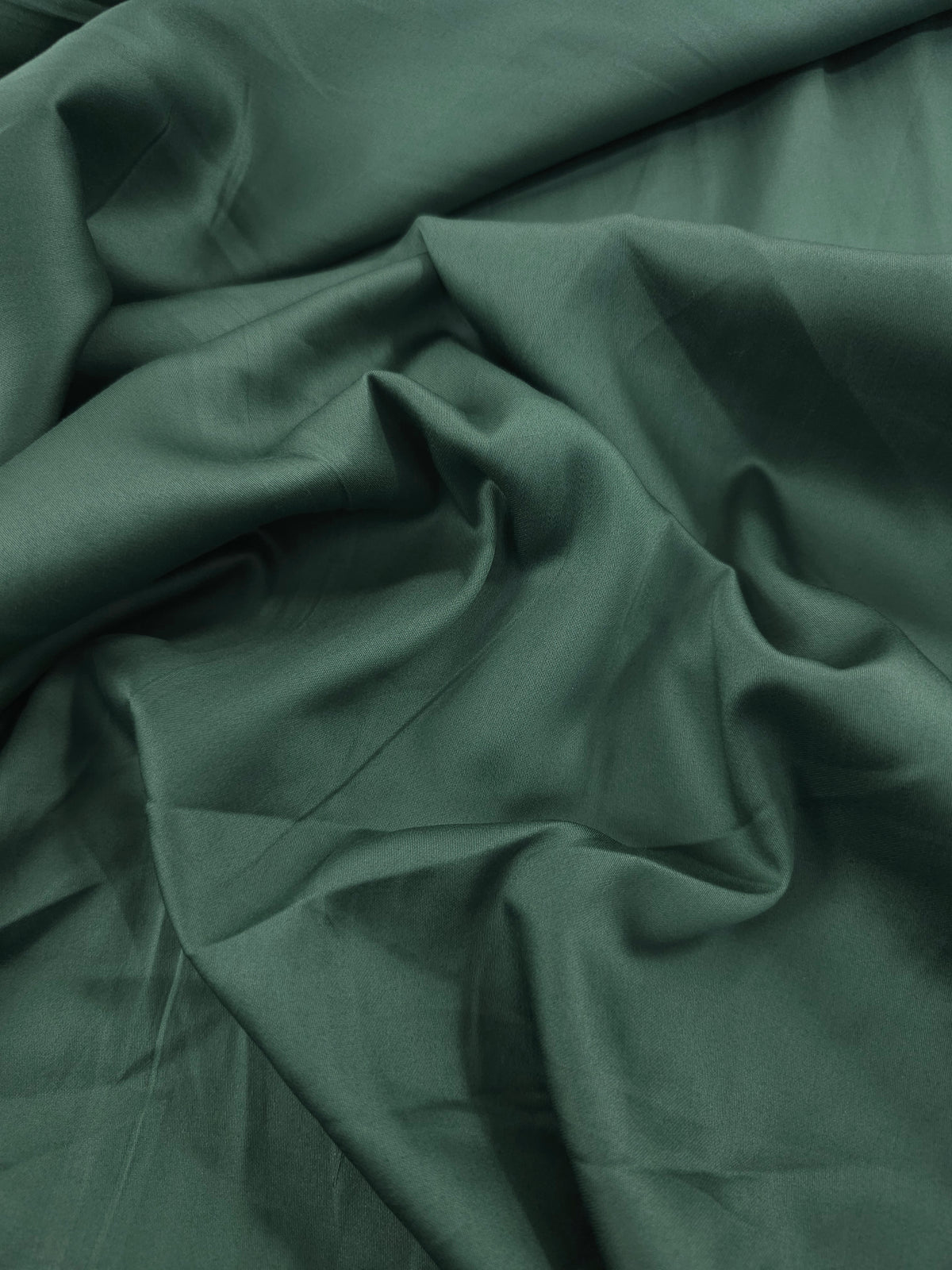 Pine Green Cotton Satin 60"