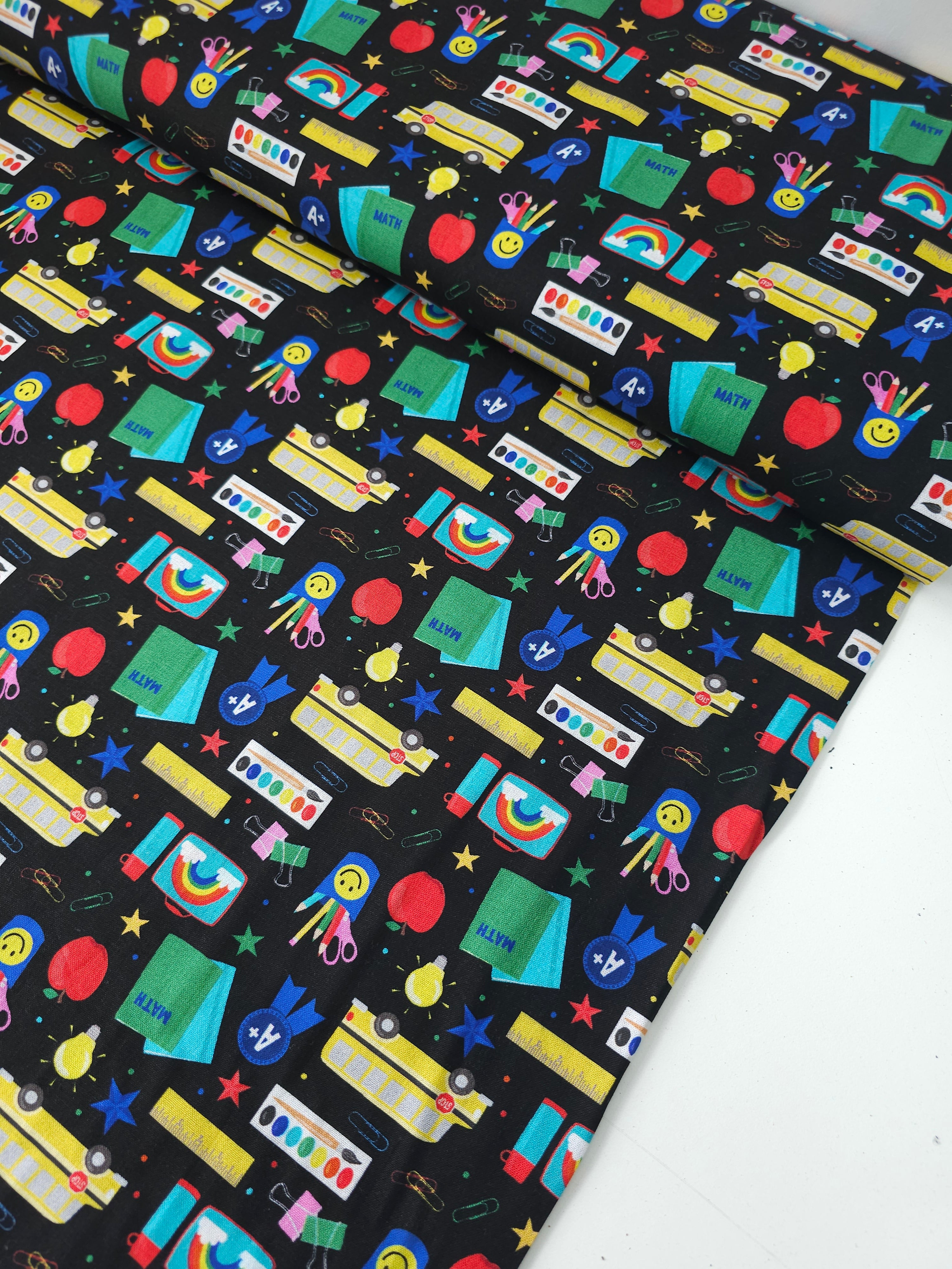 Back To School 100% Cotton - Robert Kaufman