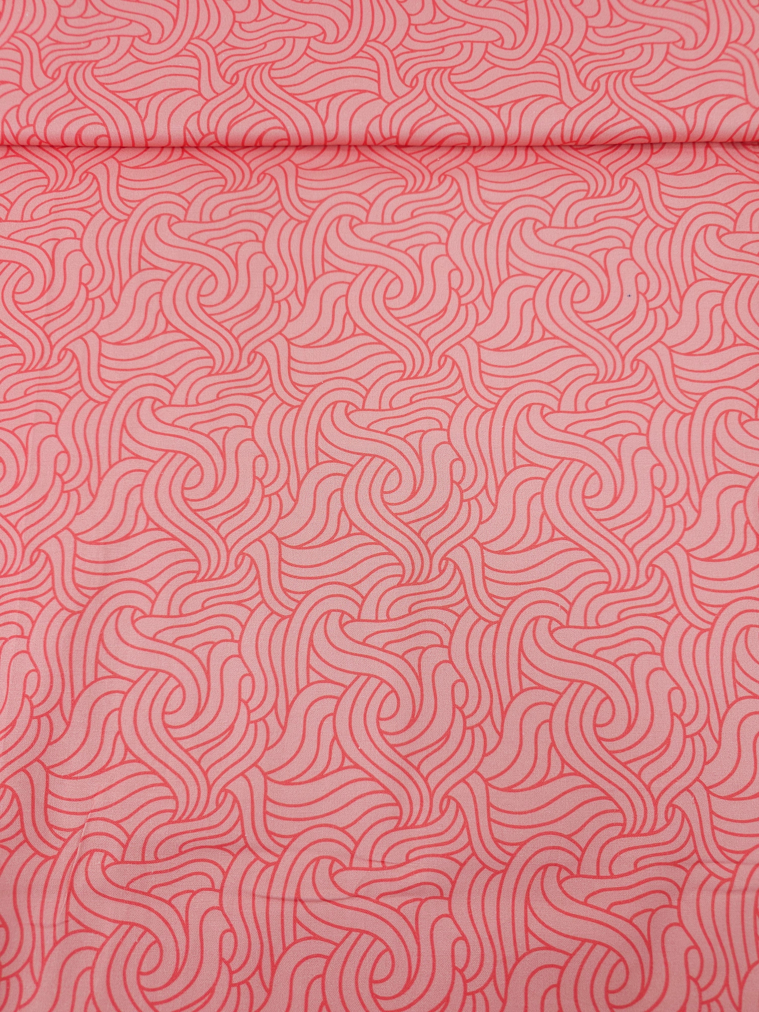 Candy Pink Interlock Strands 100% Cotton