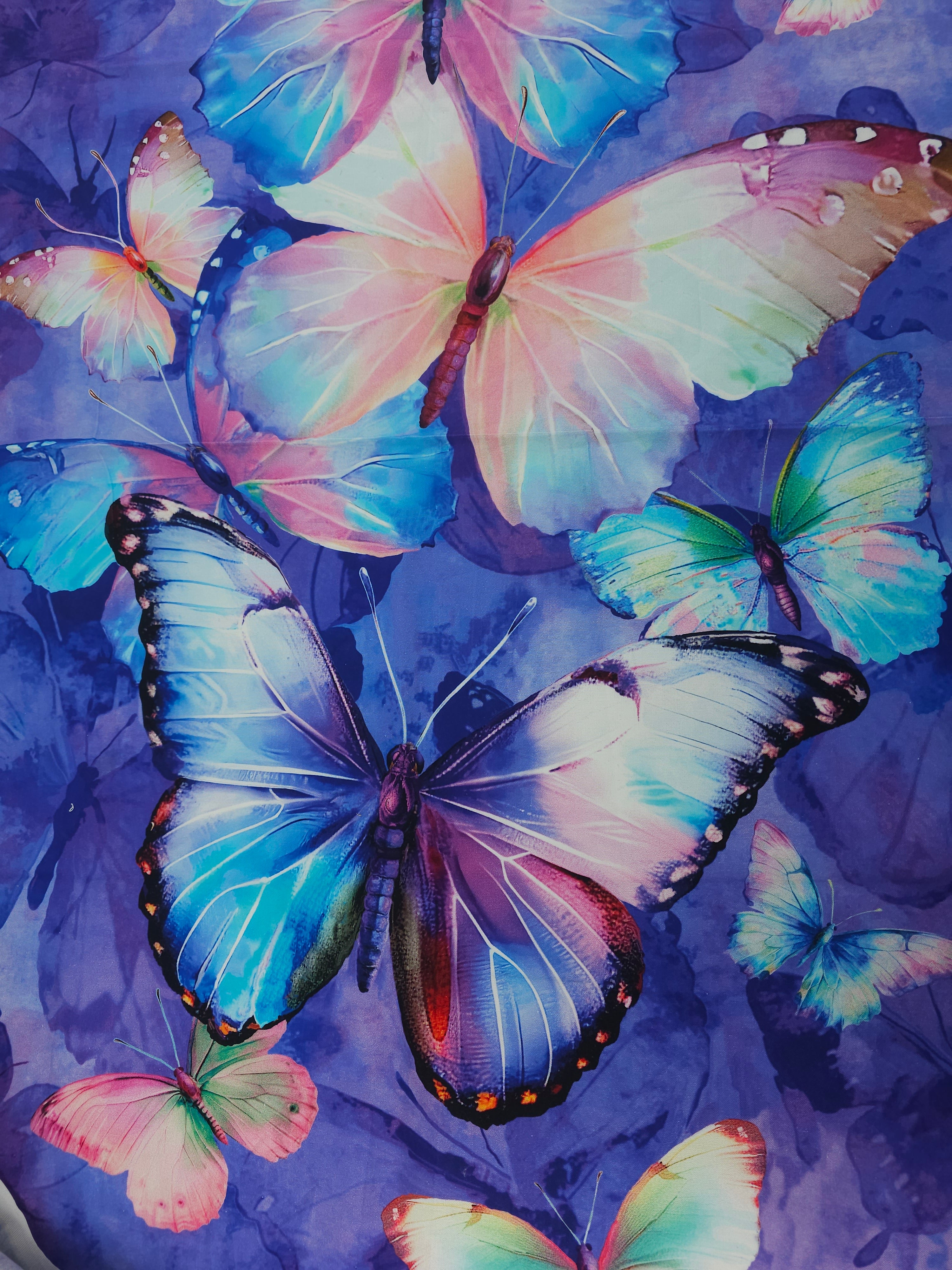 Galaxy butterflies Cotton- 0.6m piece