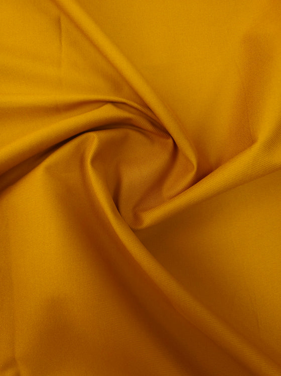 Deep Mustard Cotton Twill