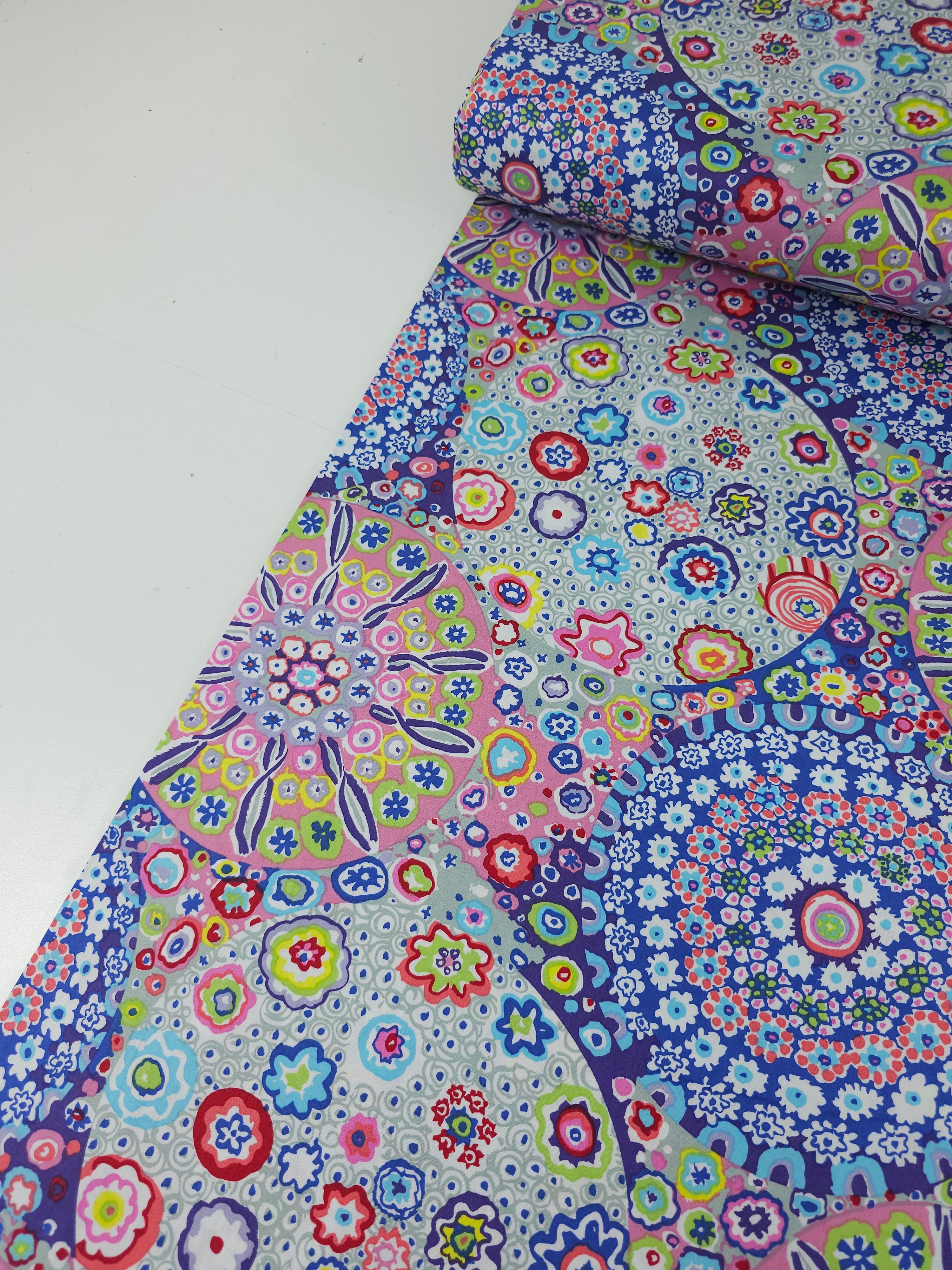 Spring Millefiore Cotton Sateen 108" - Kaffe Fassett *EXTRA WIDE*