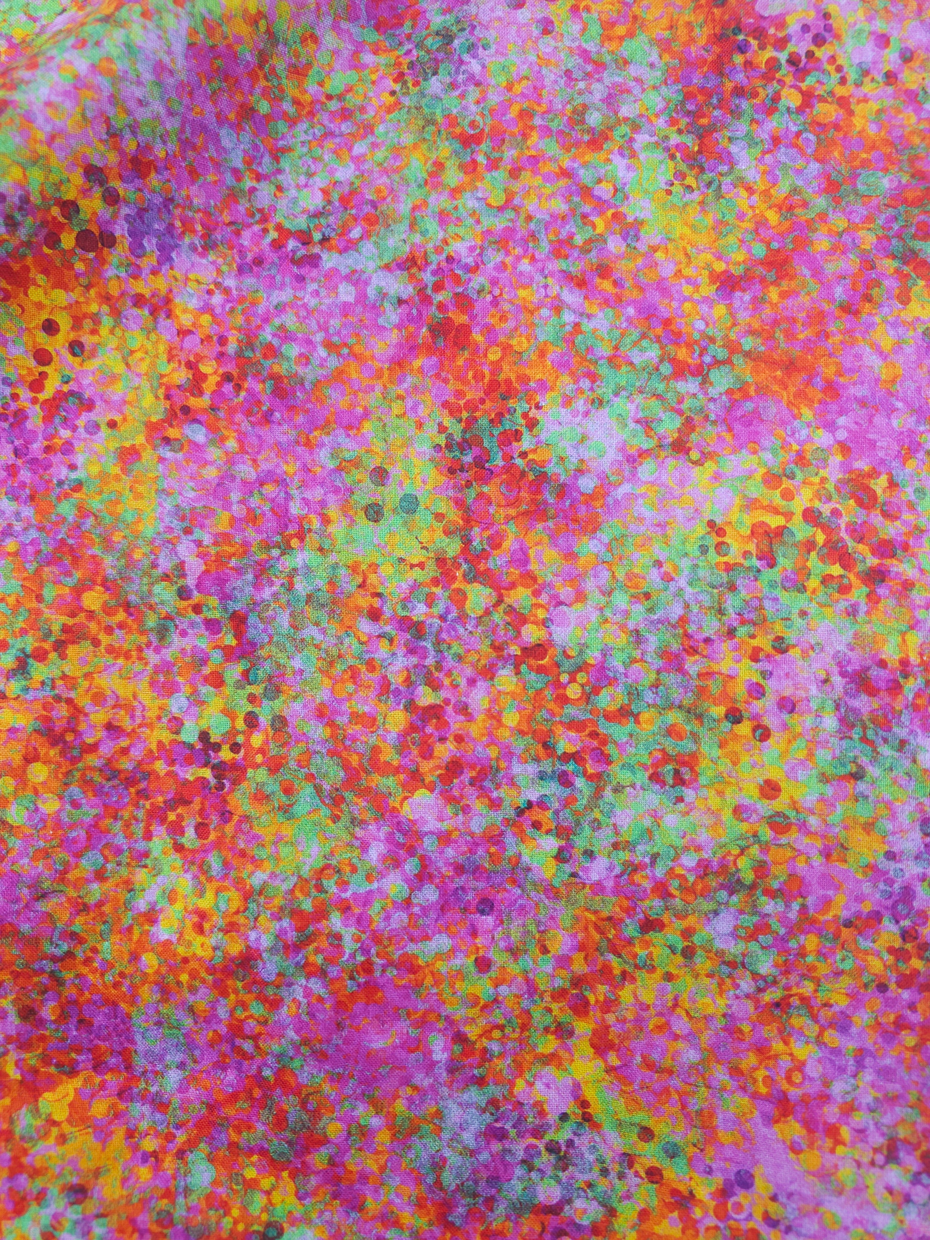 Sprinkle splatter Cotton- 1.3m piece
