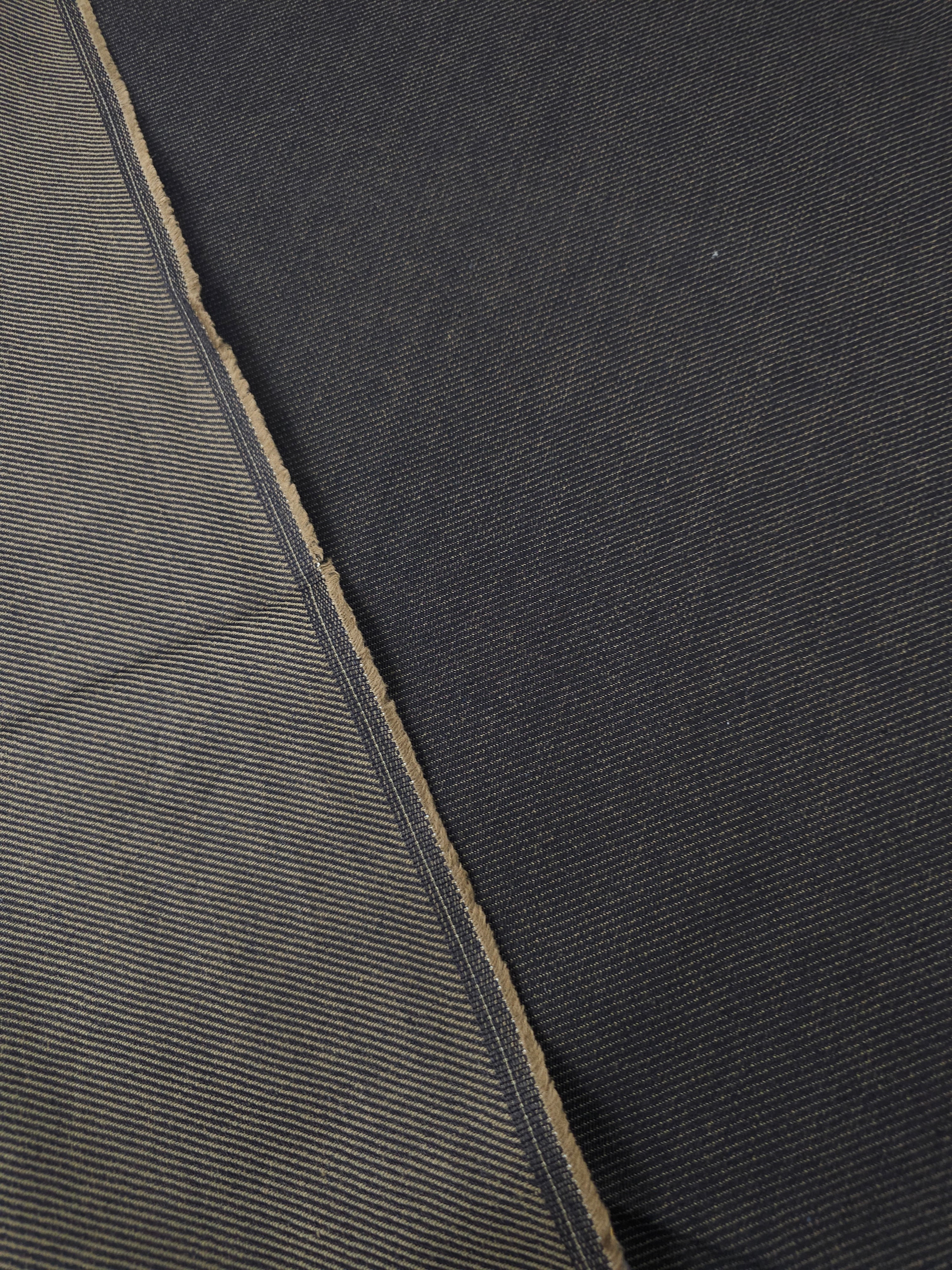 Bark Brown Twill Denim
