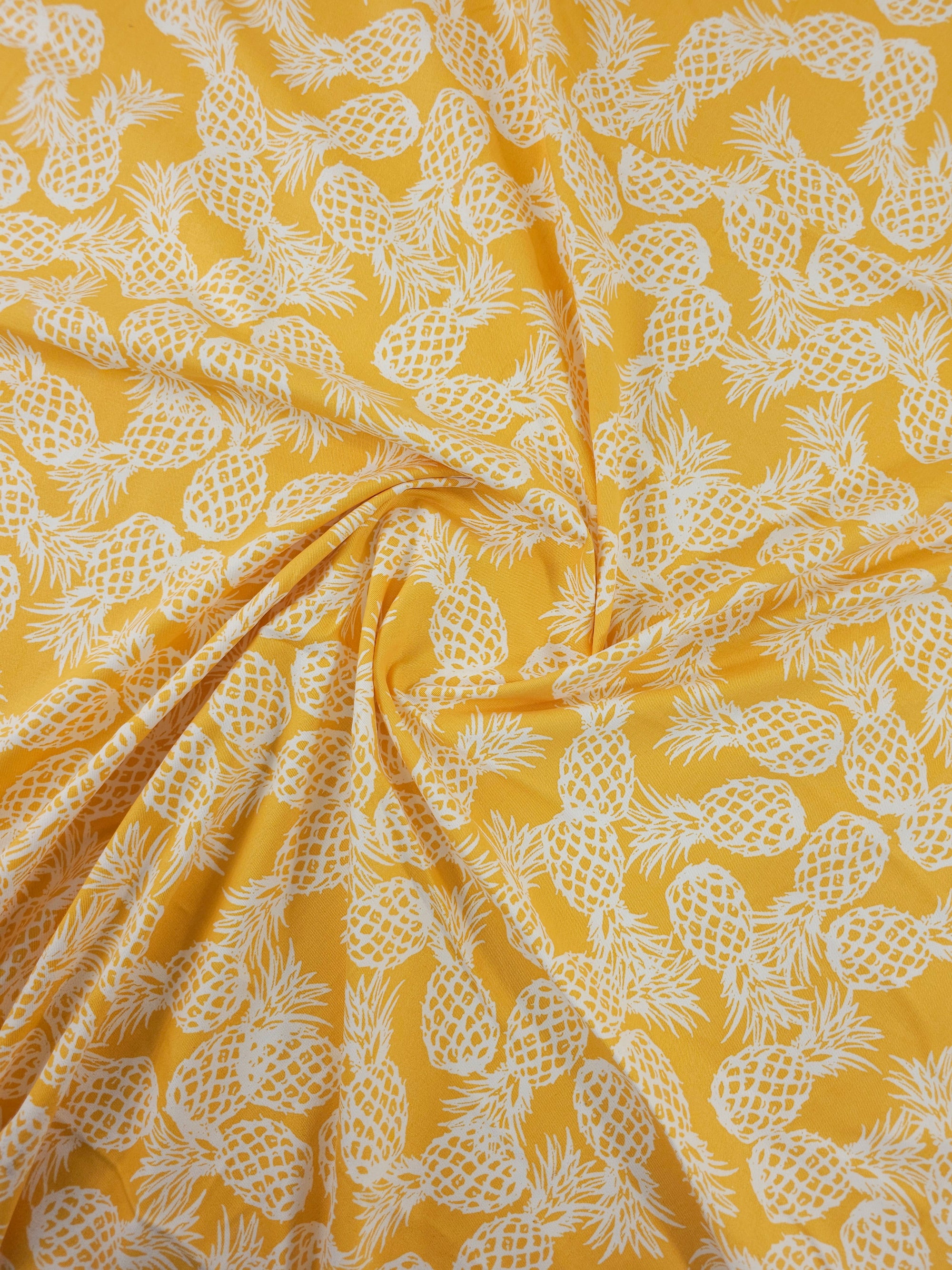 Pineapple Fiesta Lightweight Cotton Sateen Twill