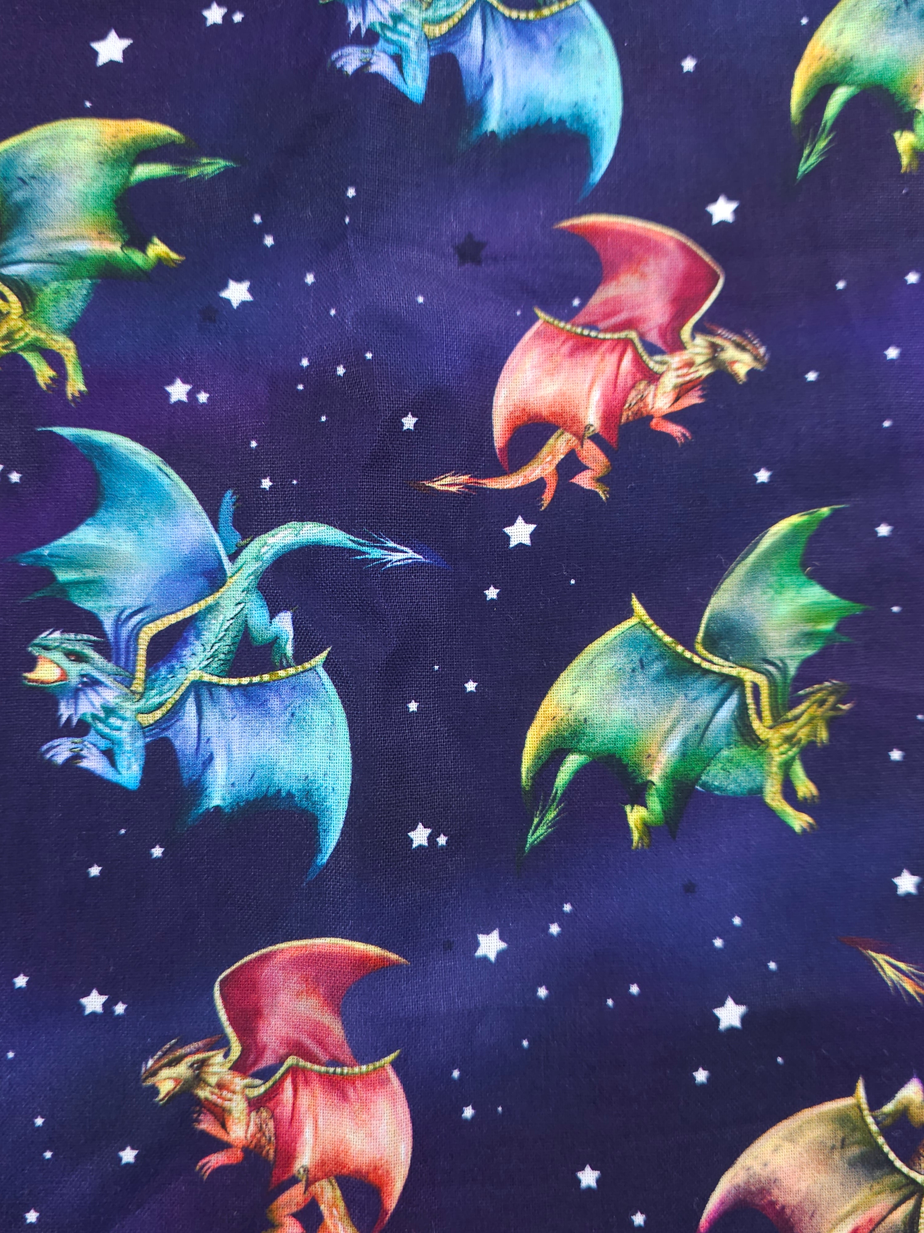 Sacred Dragons Cotton - 1m Piece