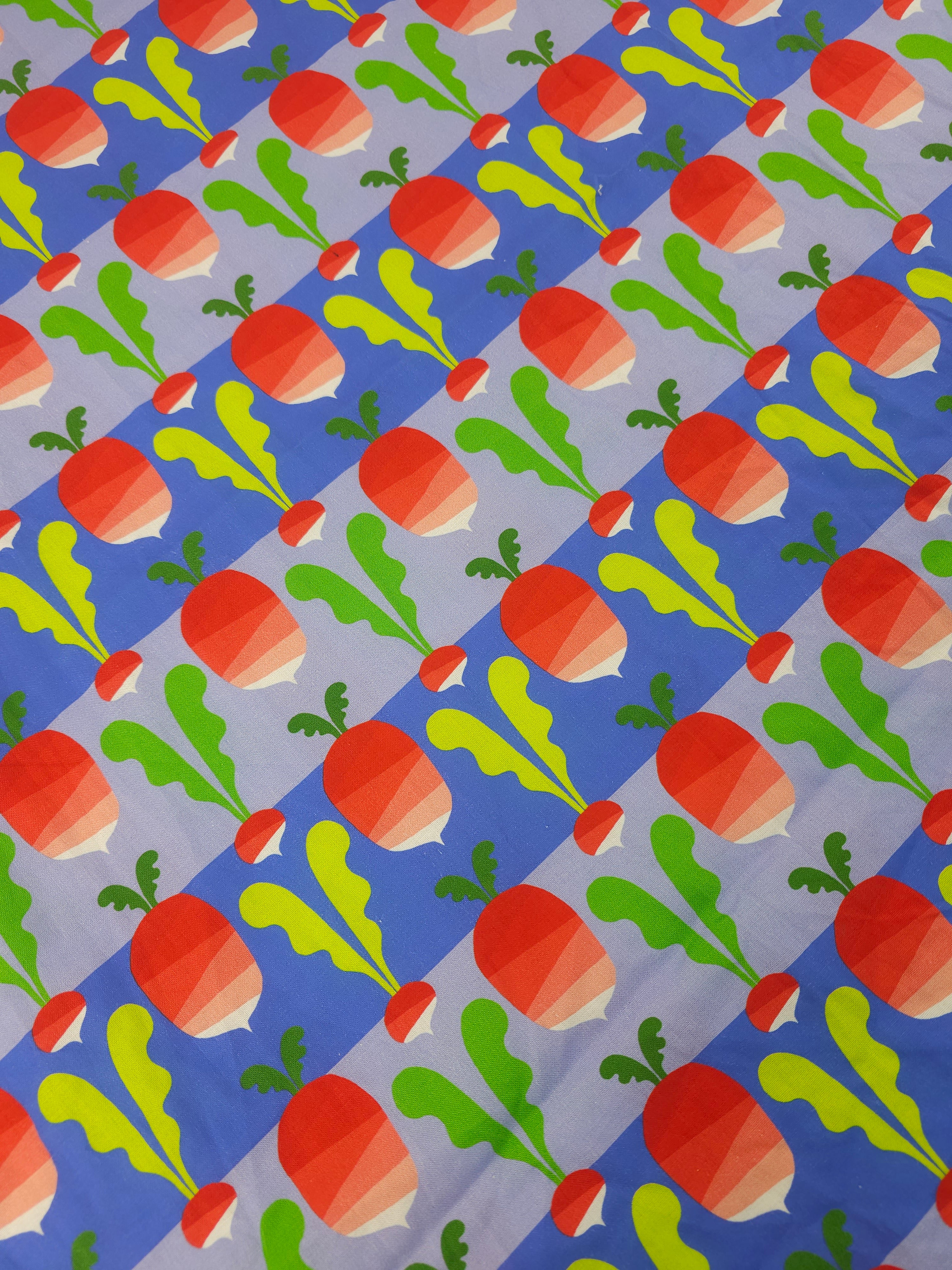 Indigo radish Cotton- 1.5m piece