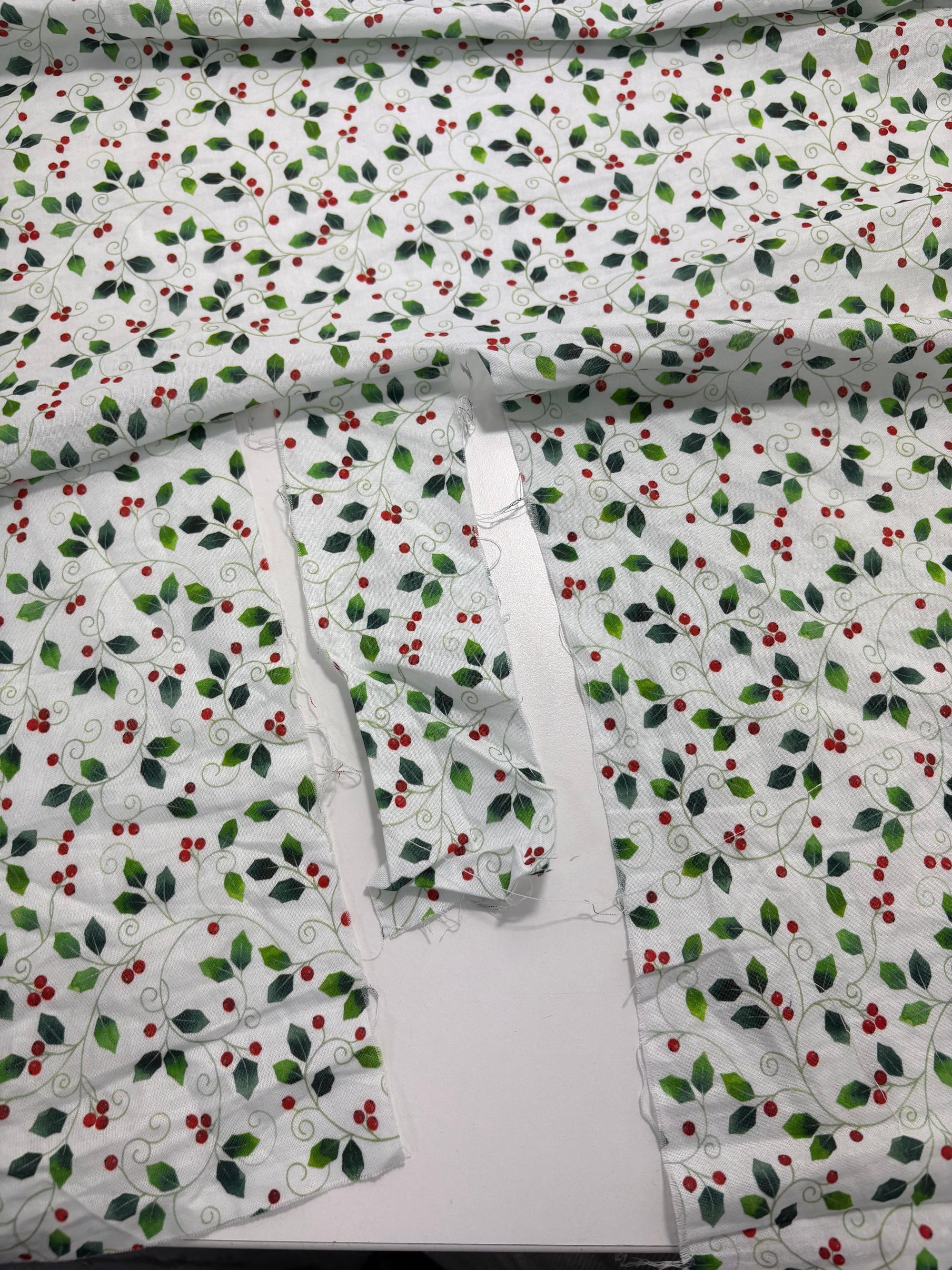 Cherries! 100% Cotton - 3.3m Piece (Damage on image)