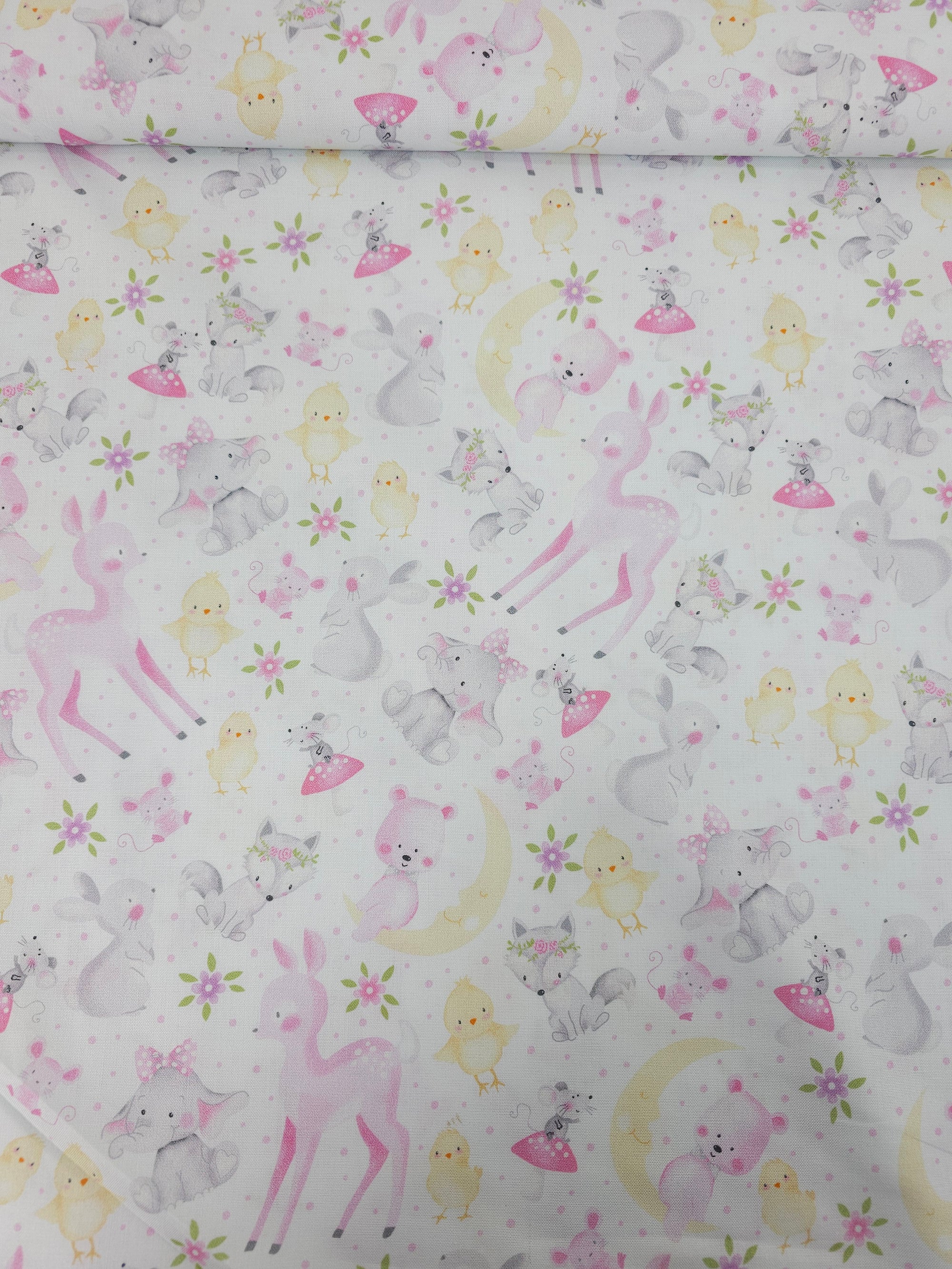 Pastel Dreamer Animals 100% Cotton