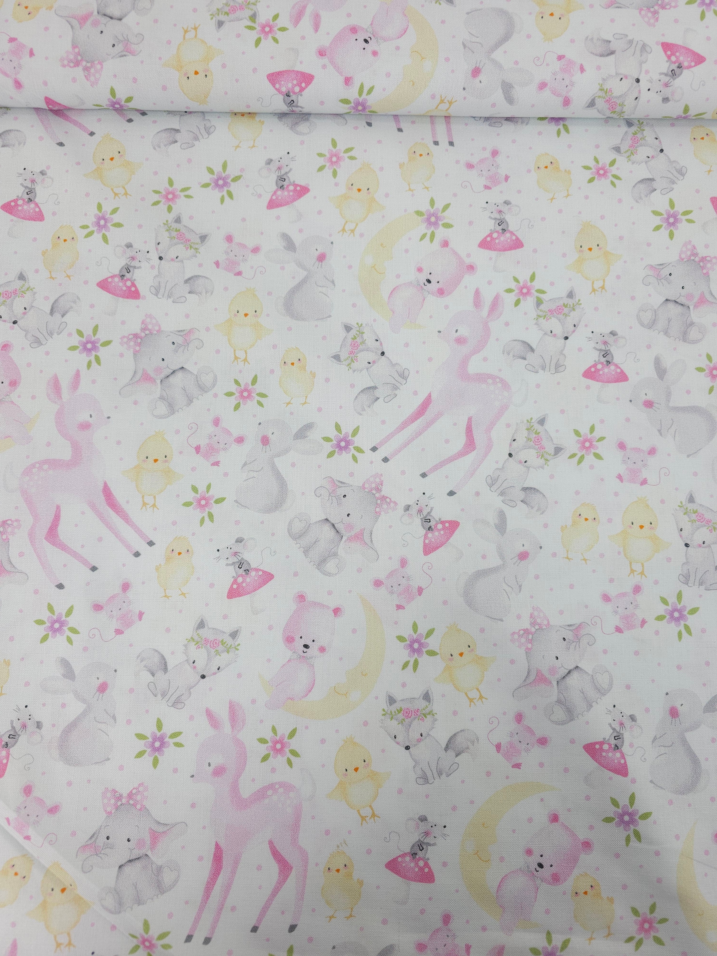 Pastel Dreamer Animals 100% Cotton