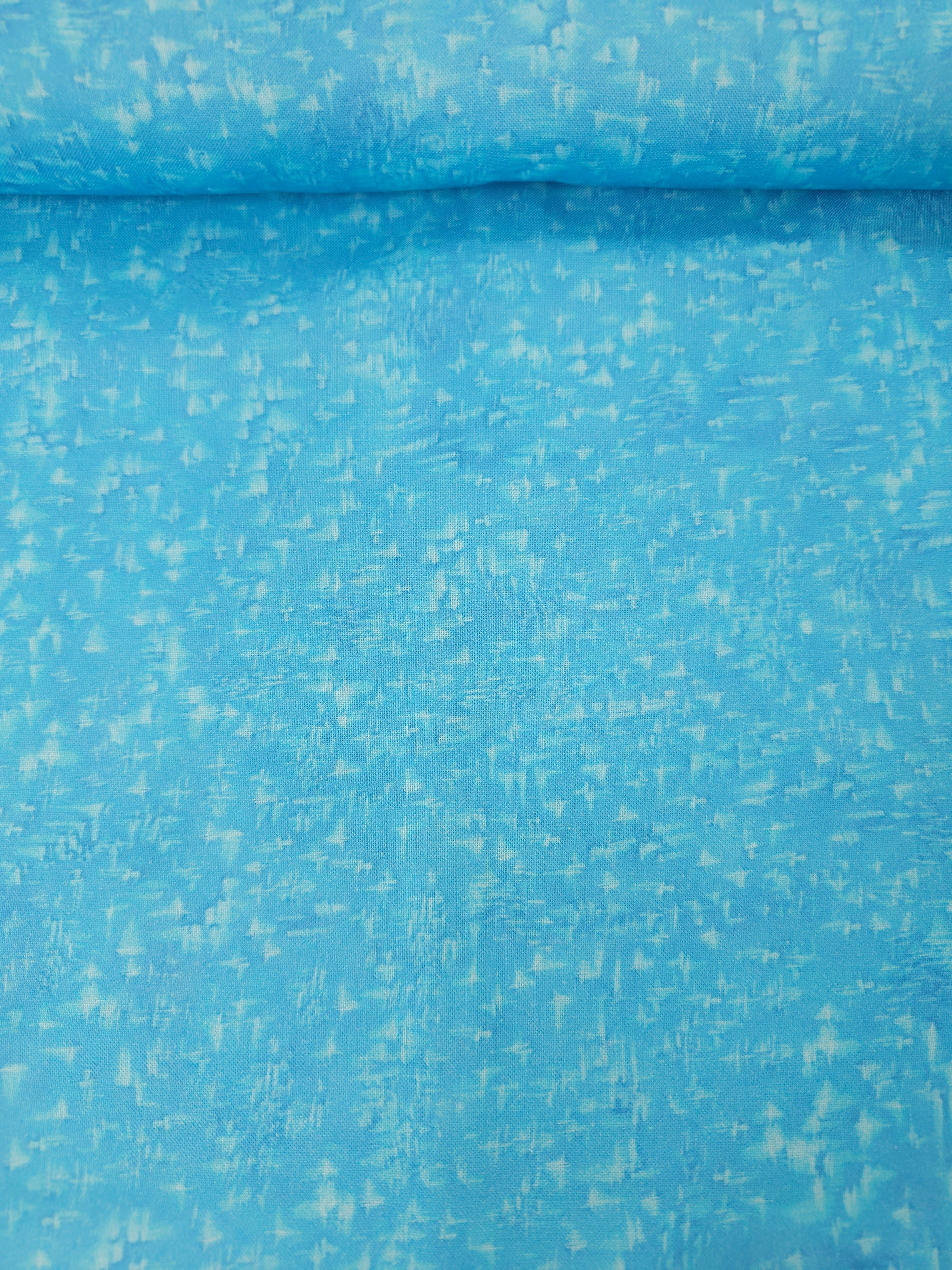 Blue Abstract Waters 100% Cotton