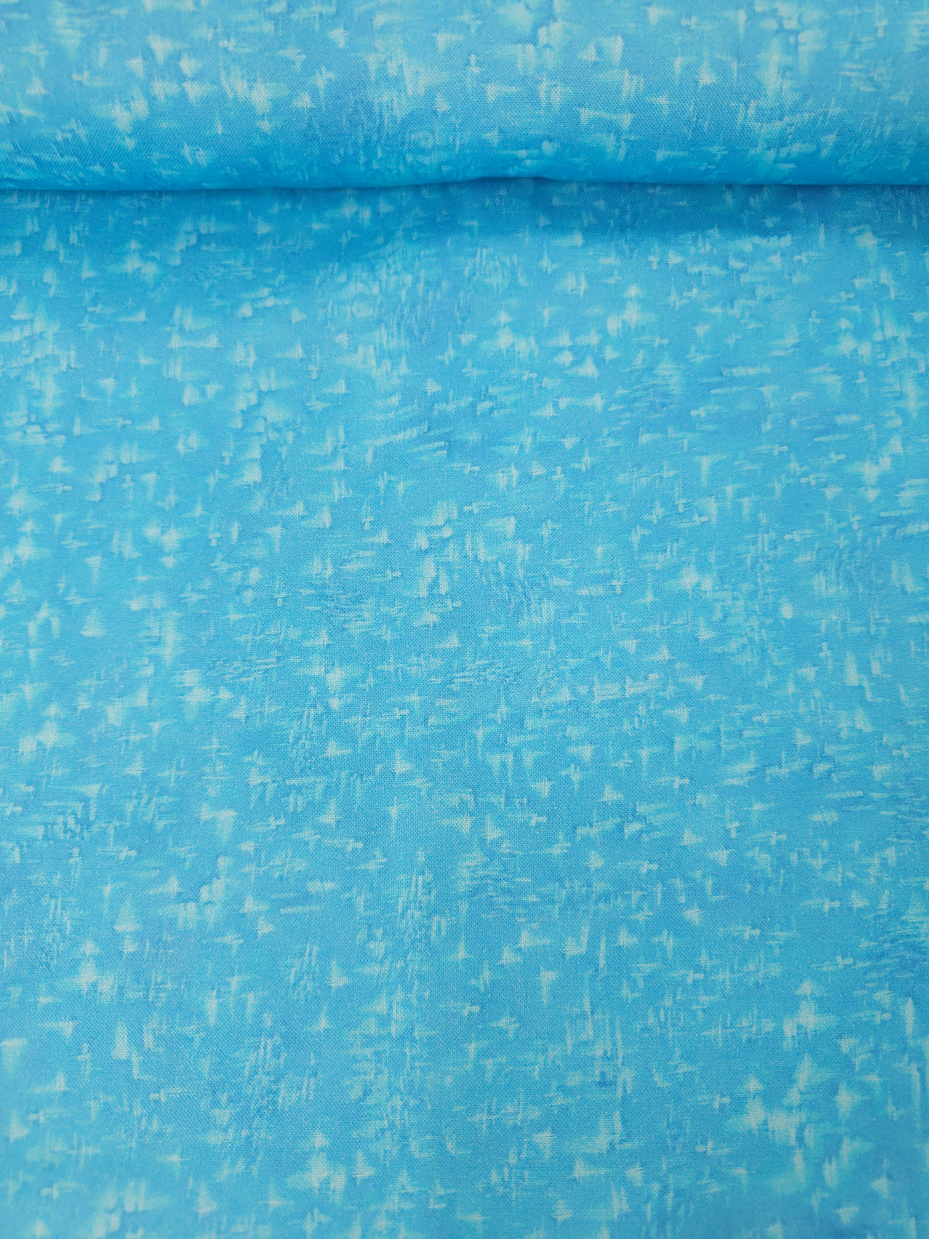 Blue Abstract Waters 100% Cotton