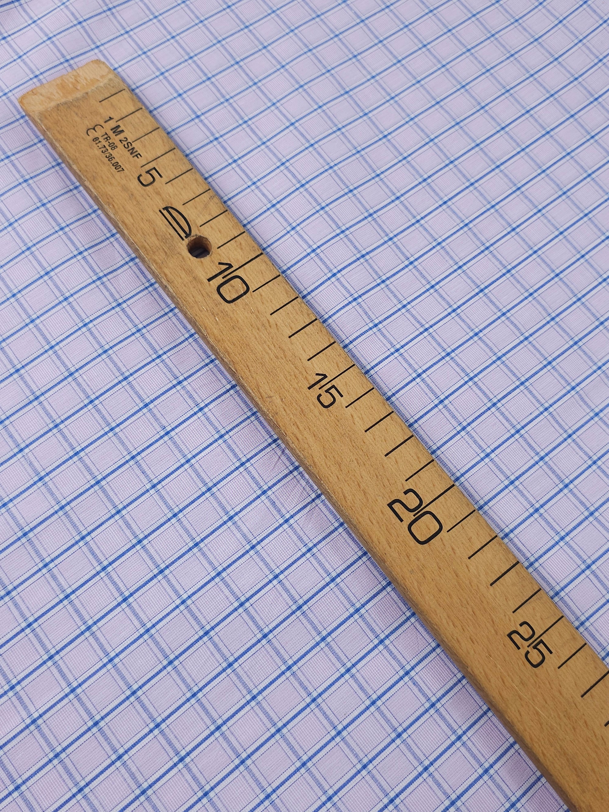 Pale Pink/ Blue 100% Cotton