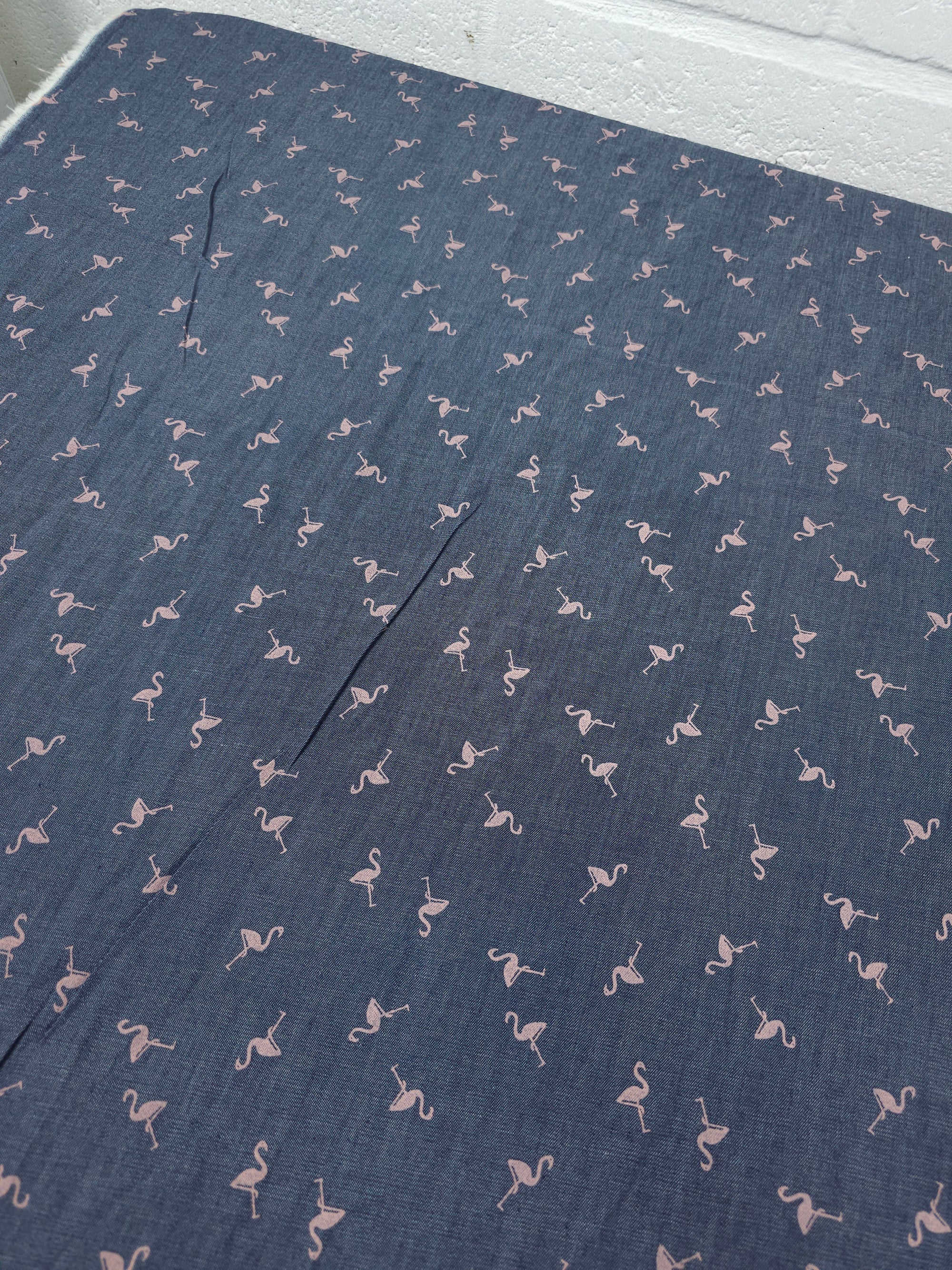 Flamingo Chambray