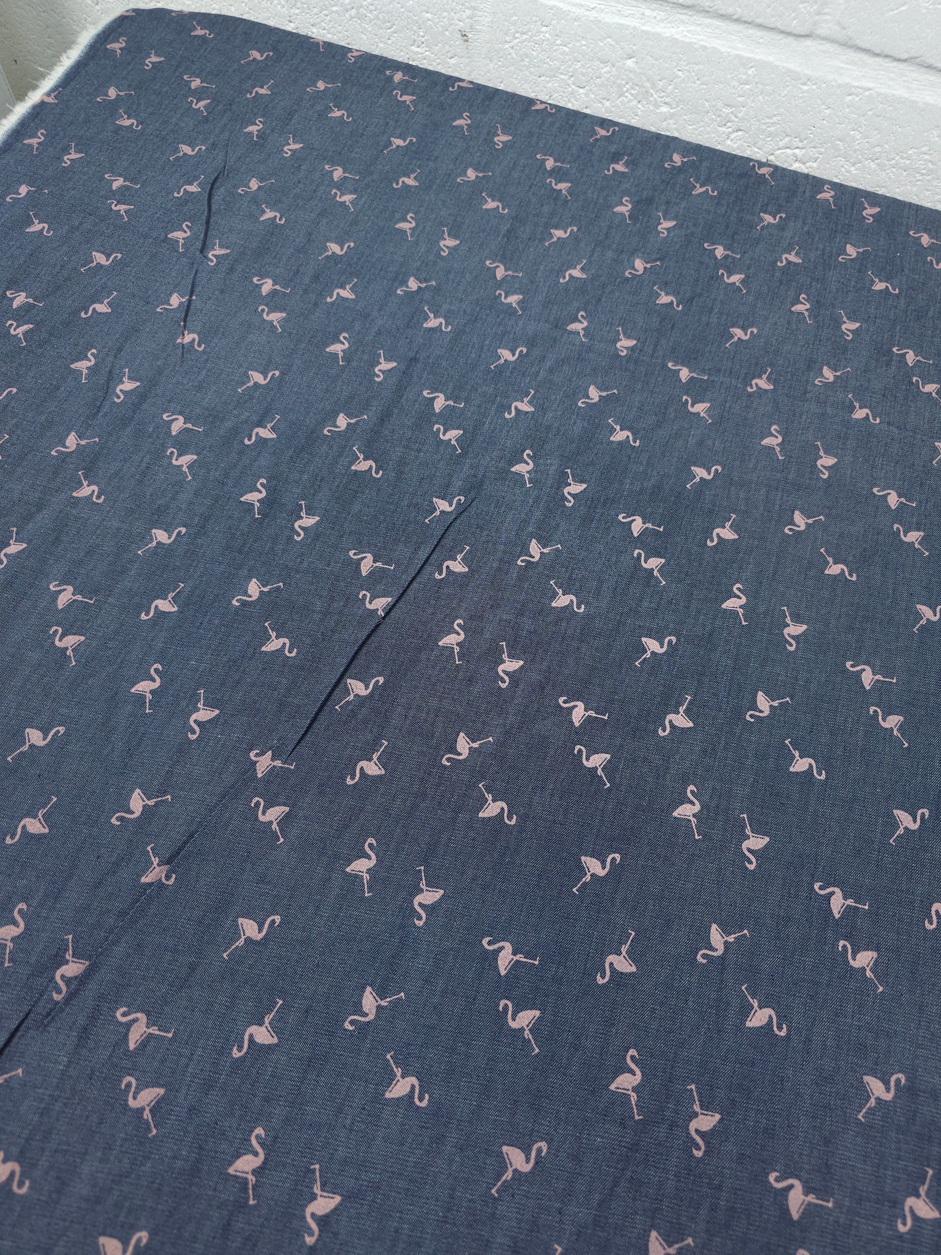 Flamingo Chambray