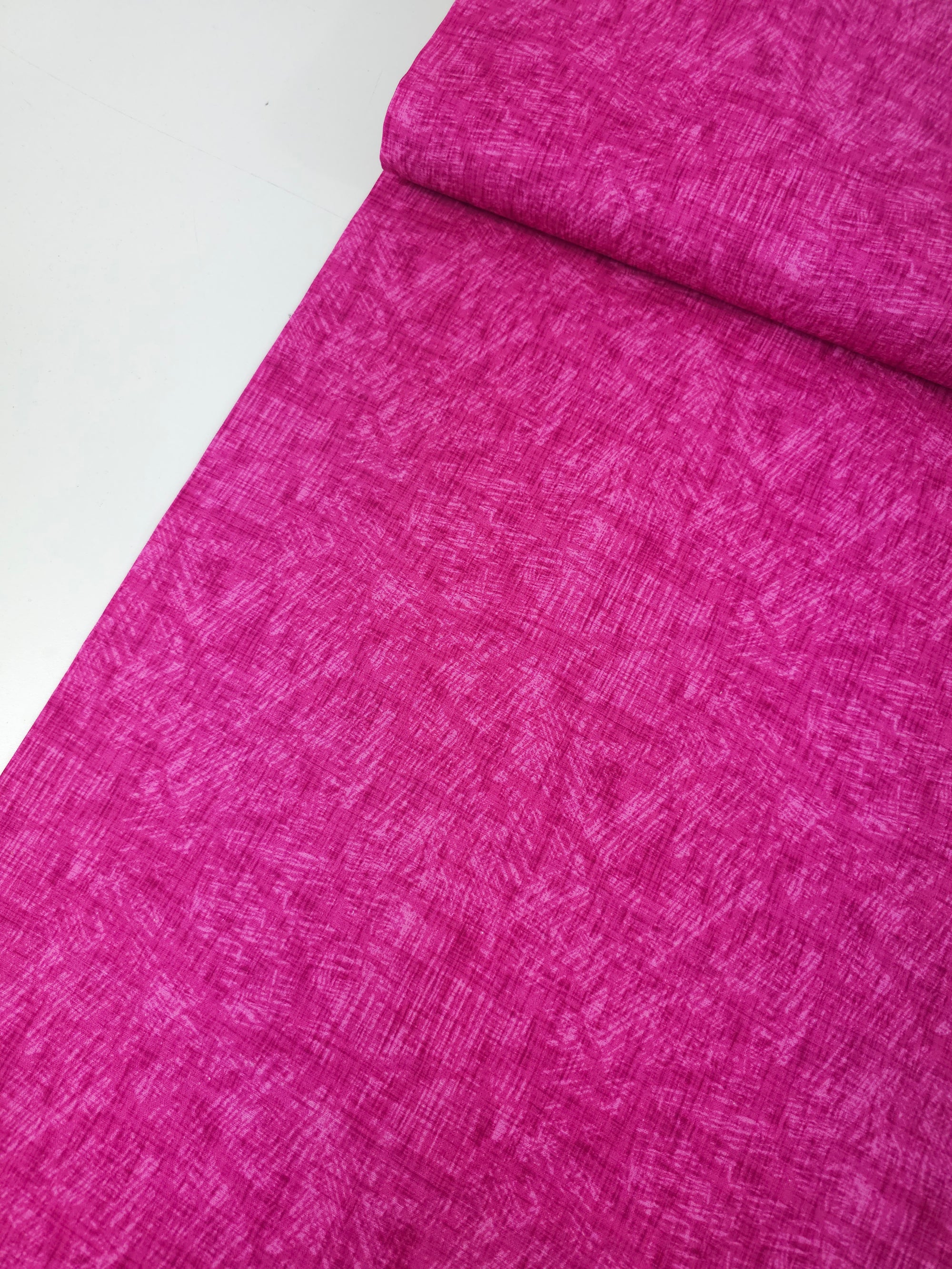 Magenta Pink Static Line Stroke 100% Cotton