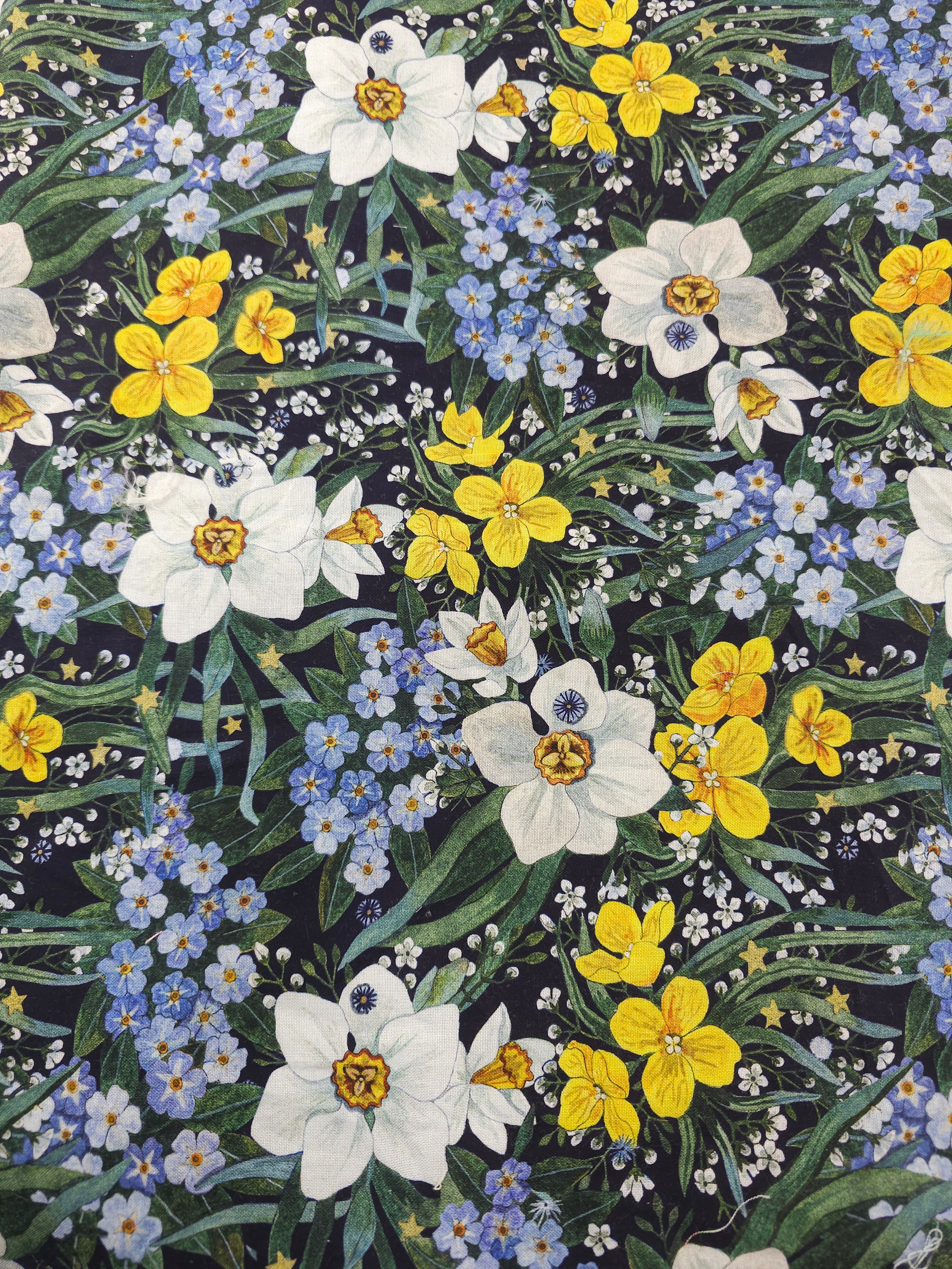 Daffodil buttercup Cotton- 1.3m piece