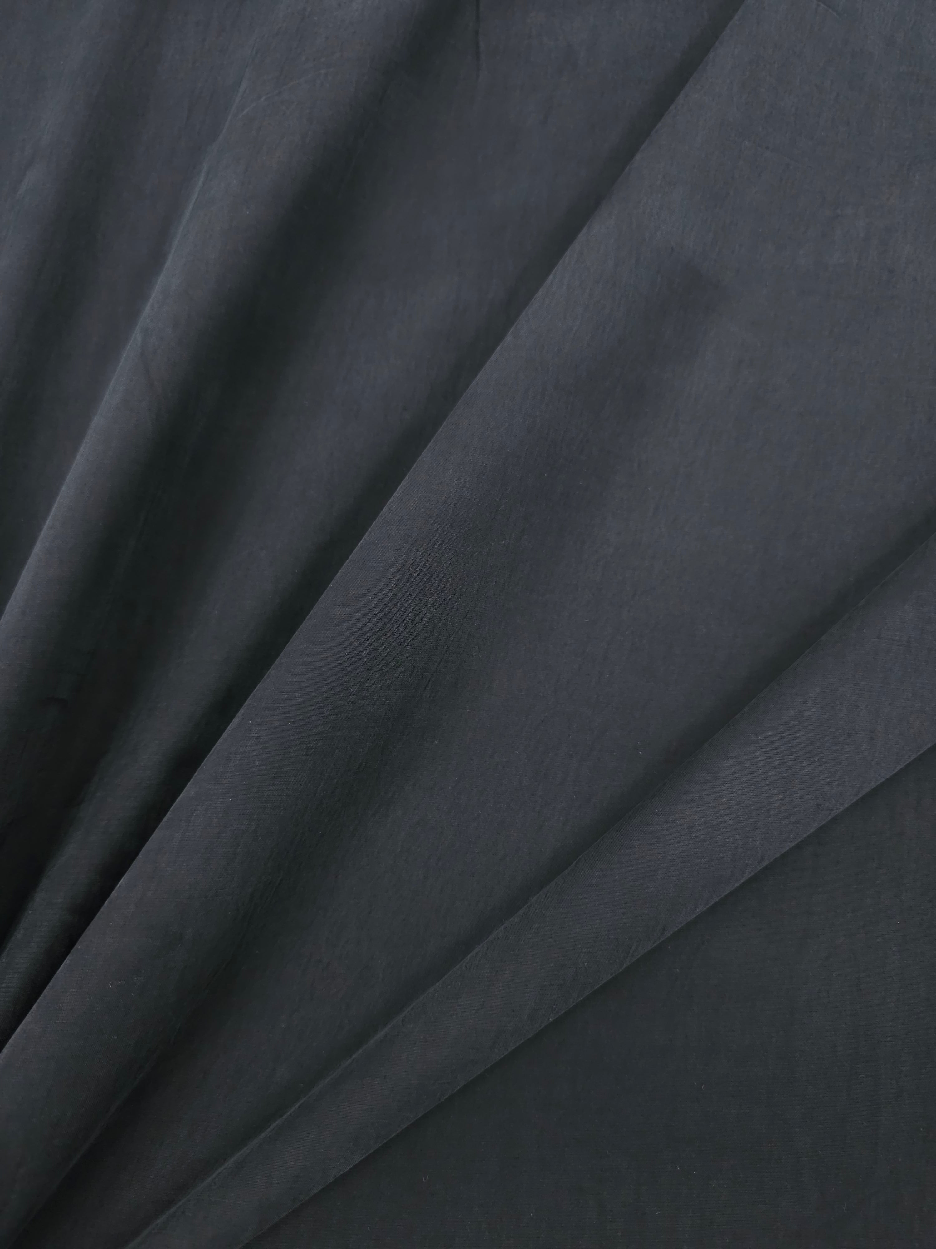 Black Sandwashed Cupro Modal