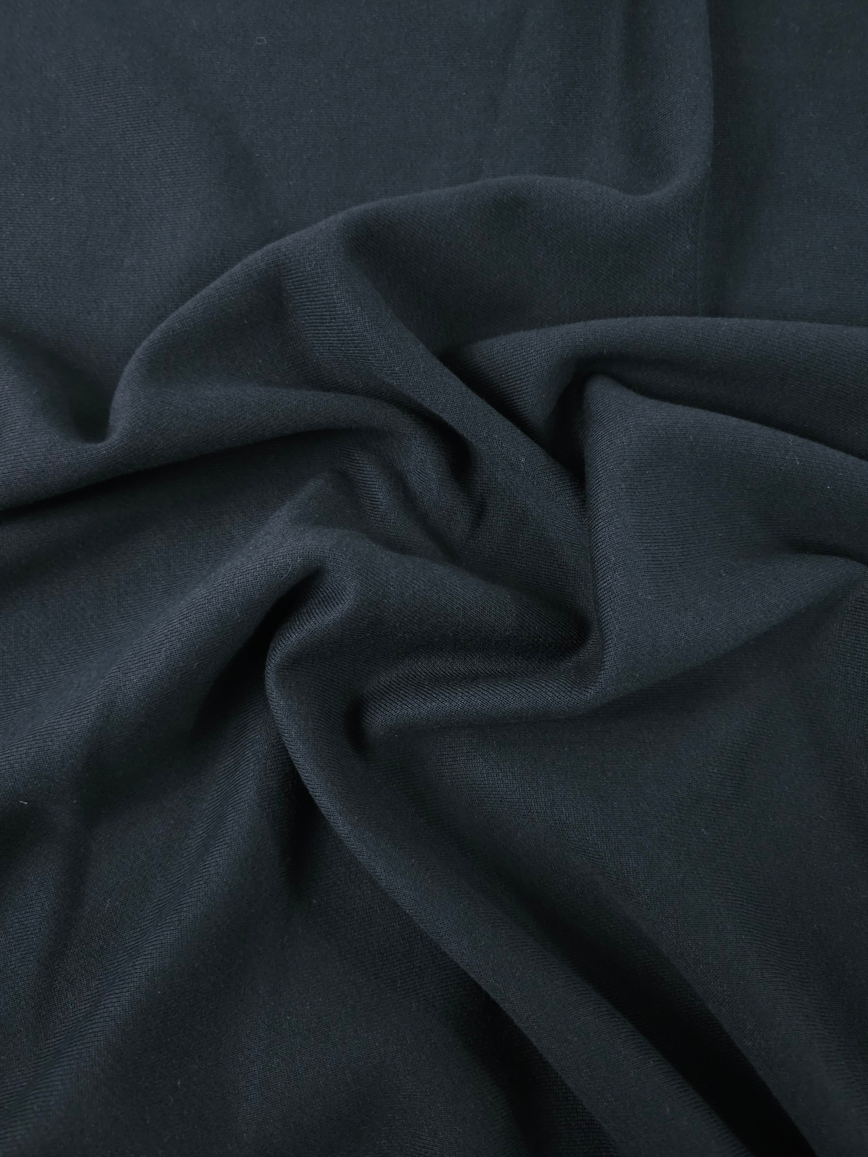 Black Fleece Backed Terry