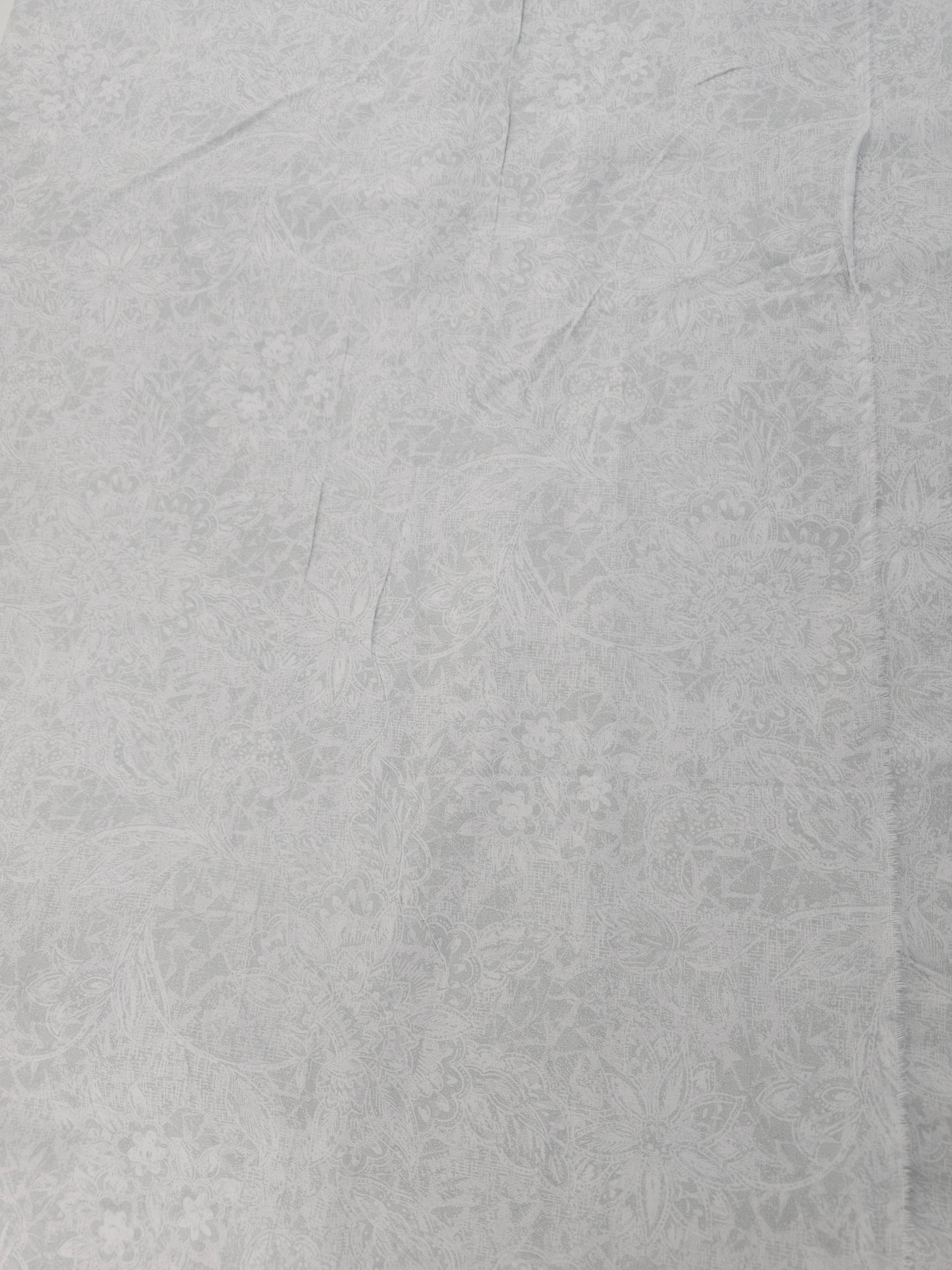 Light grey design Cotton- 1m piece