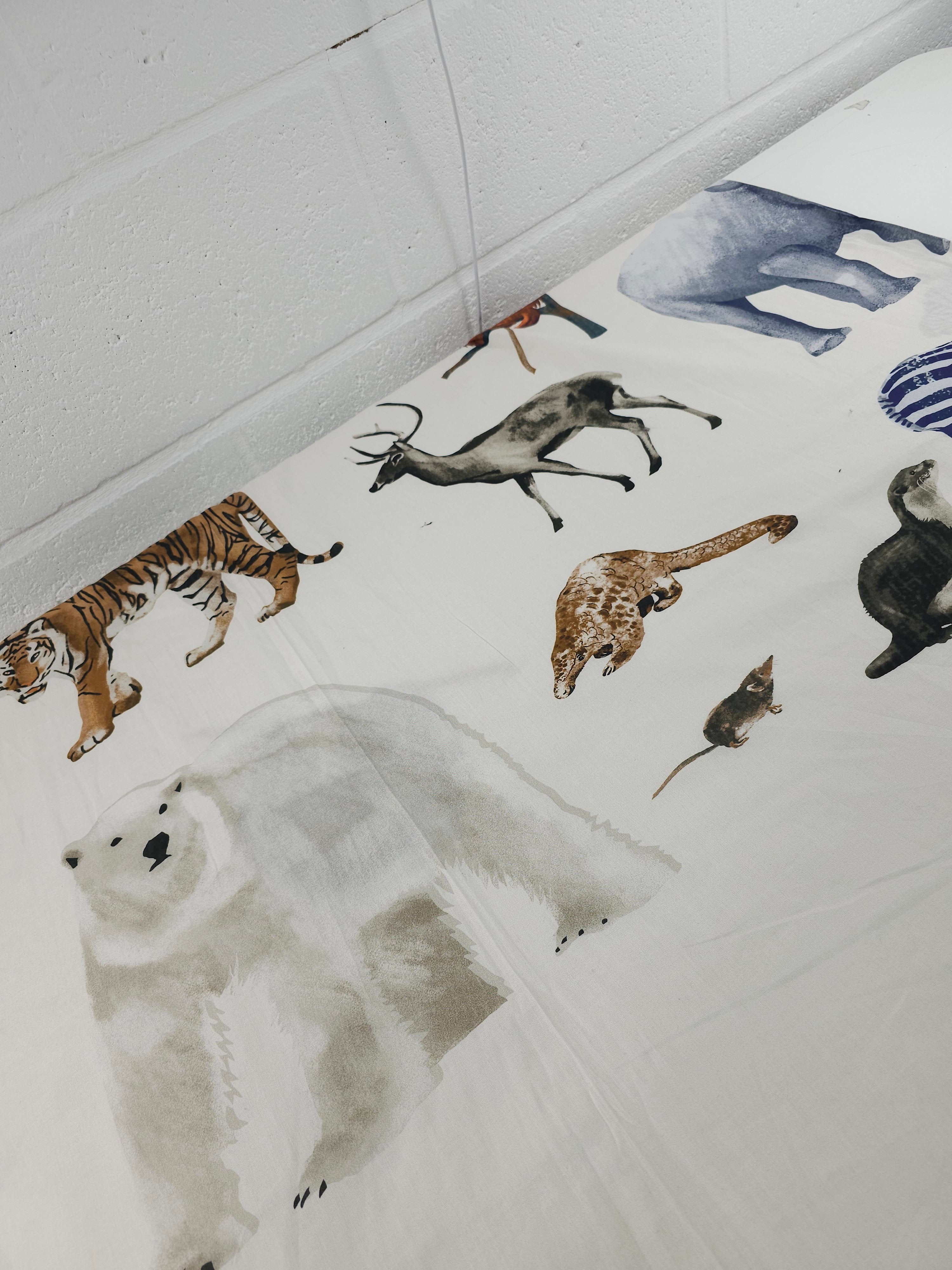 Safari Animals 100% Cotton 114" *EXTRA WIDE* - 2m Panel