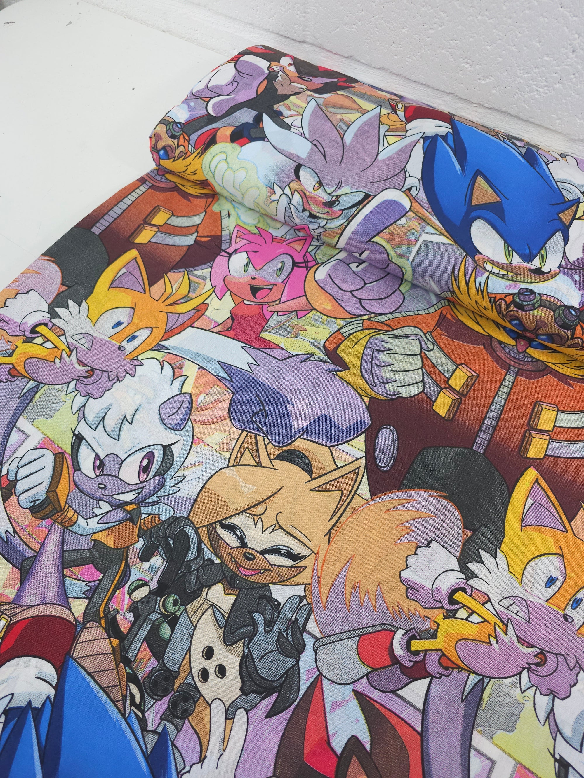 Sonic and Friends 100% Cotton 115" *EXTRA WIDE*