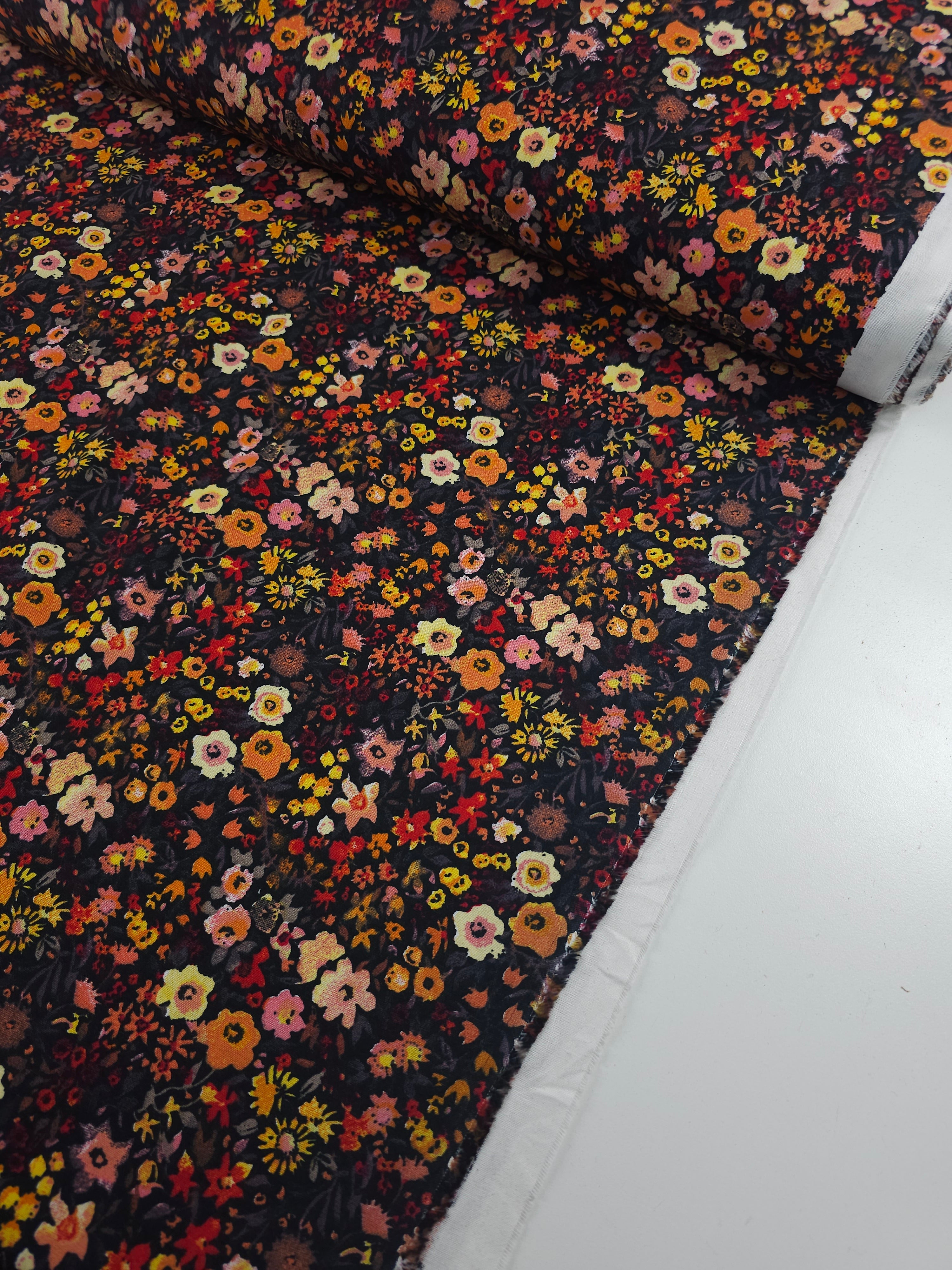 Fall Garden Floral 100% Cotton